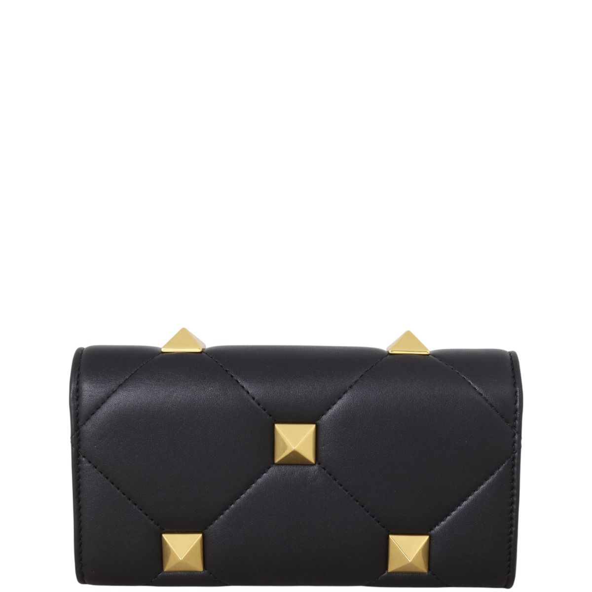 VALENTINO ♪ Roman Stud チェーンウォレット ZW2P0S61V Valentino Garavani Rockstud Leather Wallet on Chain