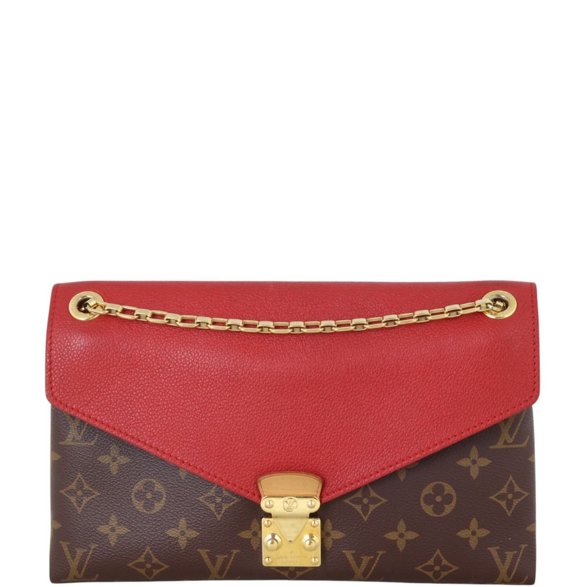 Louis Vuitton Pallas Chain Shoulder Bag Monogram