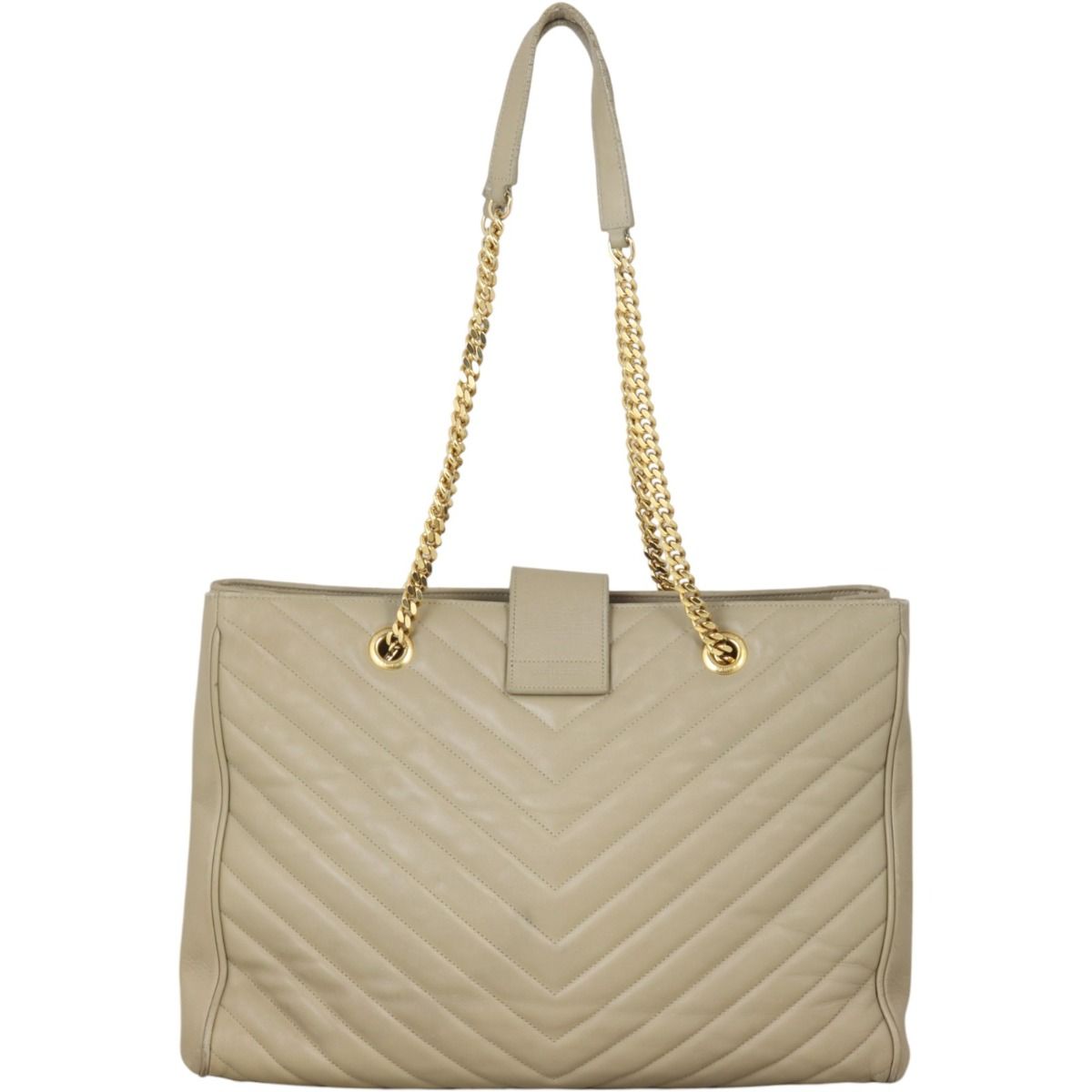 Ysl chevron tote hotsell