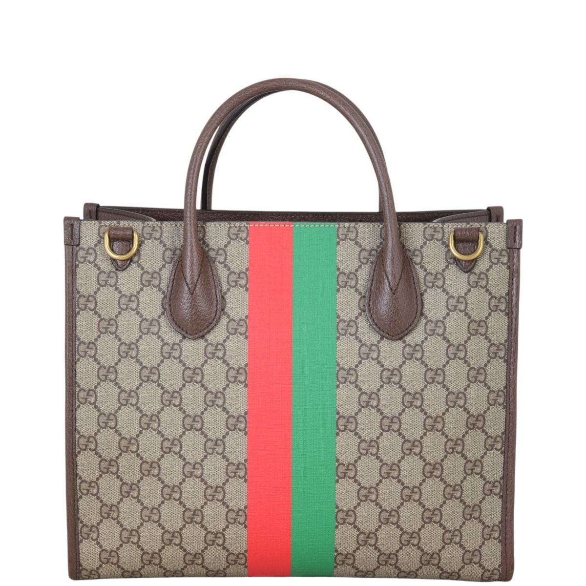 Gucci Tiger GG Supreme Interlocking G Tote Small