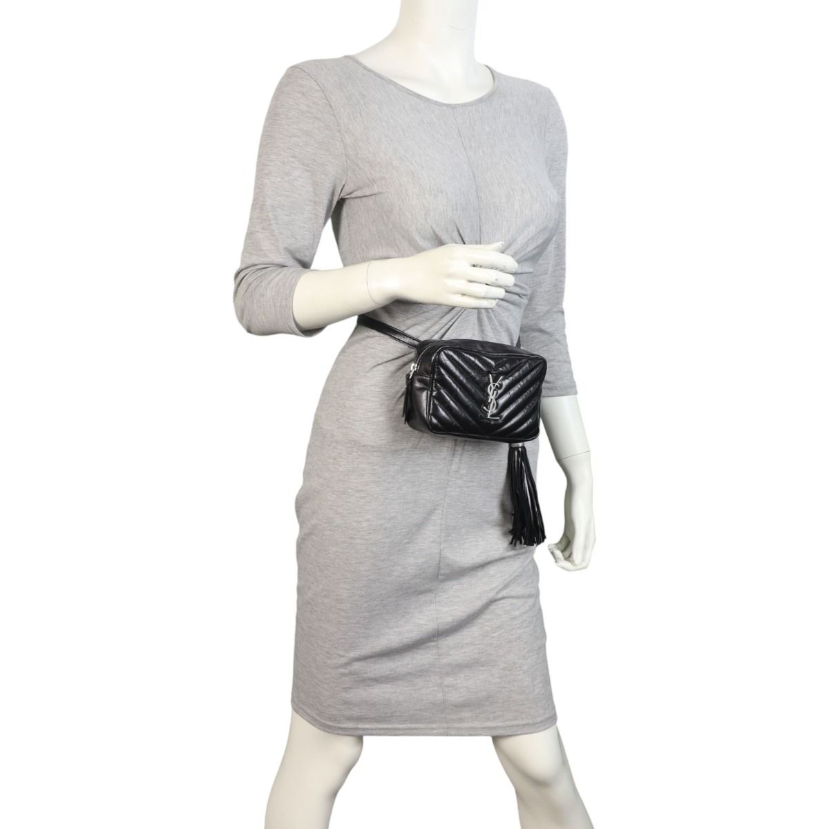 Lou belt bag in matelassé leather outlet