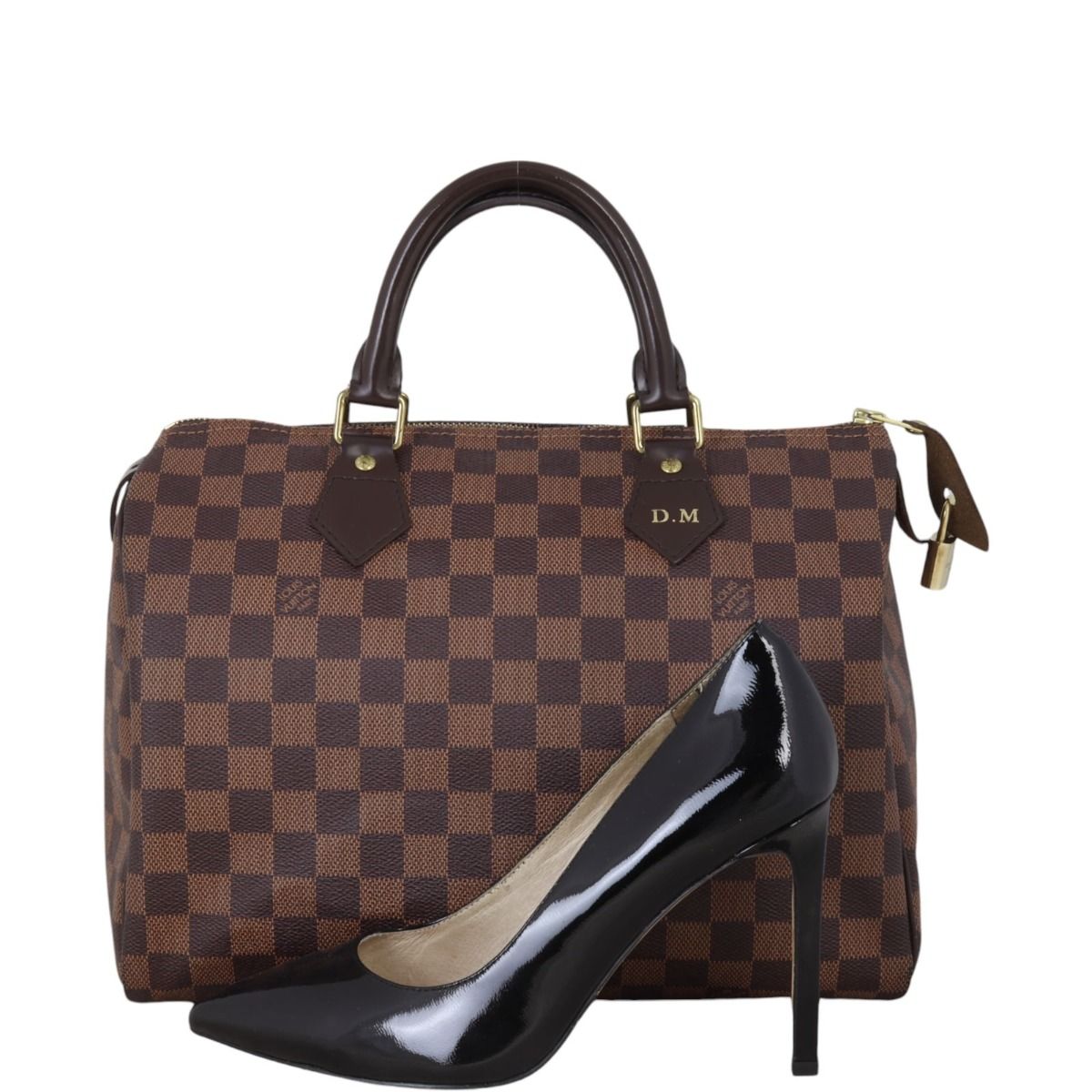【希少】 LOUIS VUITTON Damier Ebene Speedy 30 シティバッグ Louis Vuitton Damier Ebene Speedy 30 – Modaselle