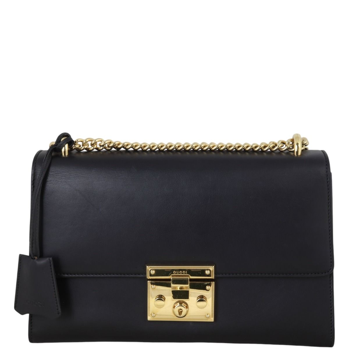 Gucci Leather Padlock Medium Shoulder Bag