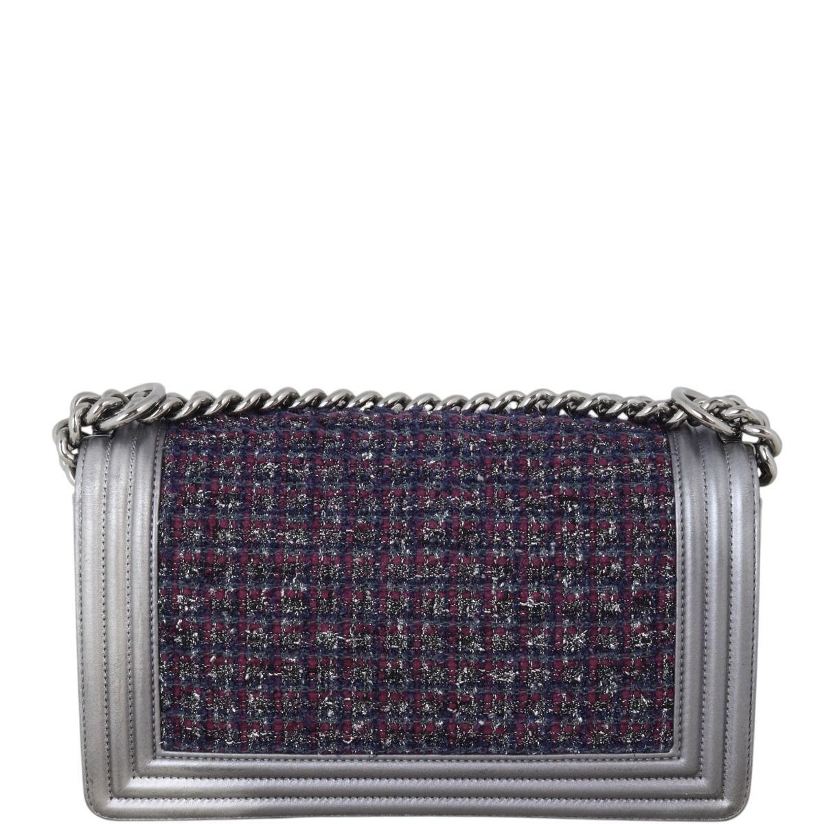Chanel Tweed Boy Old Medium