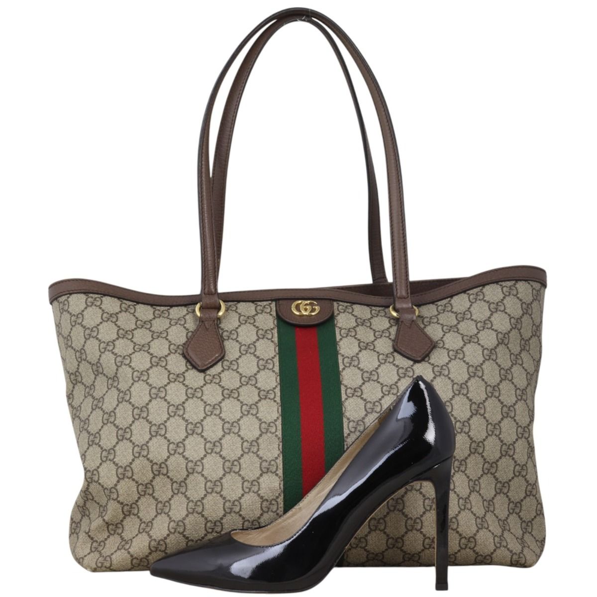 Gucci supreme medium tote deals
