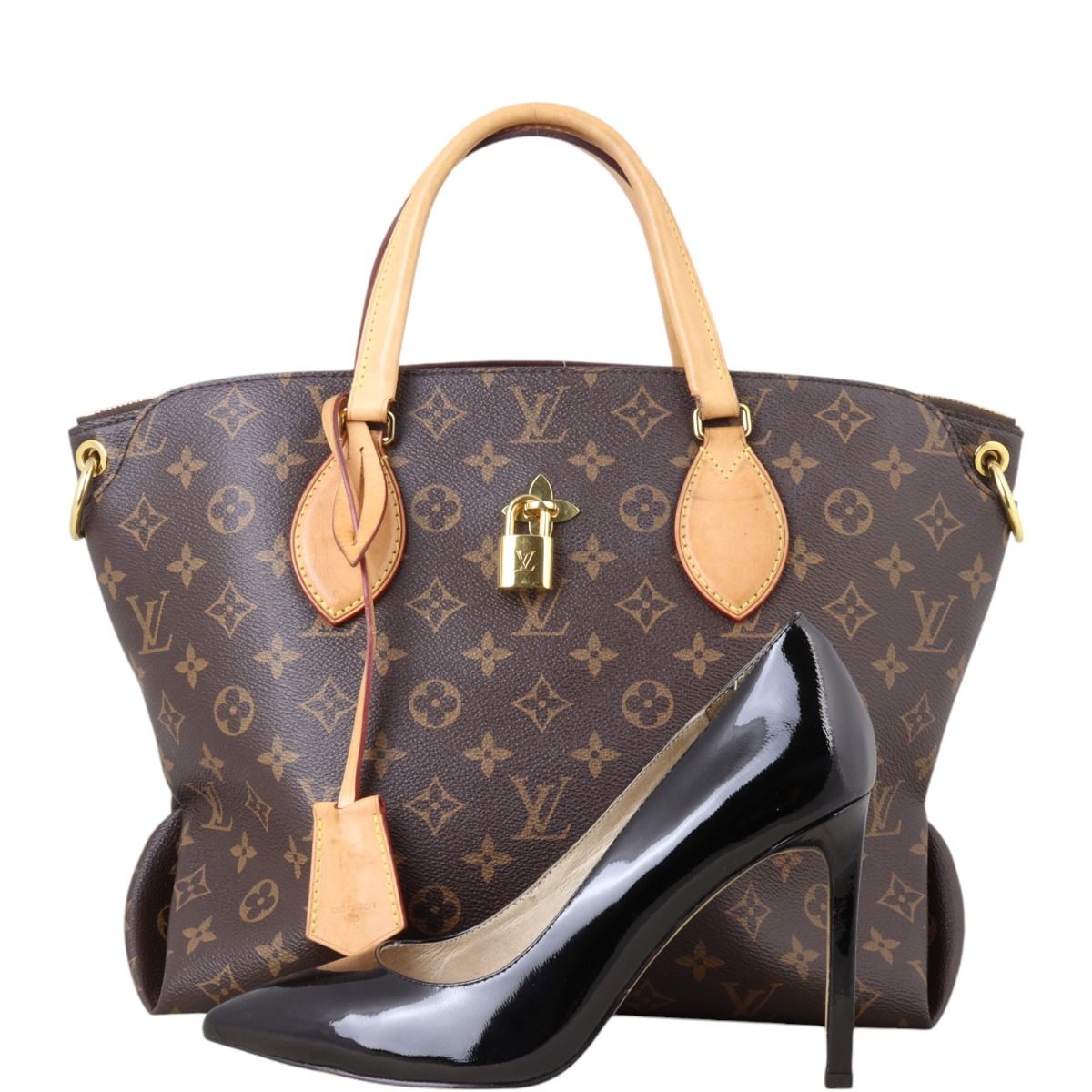 素晴らしい価格 Louis Vuitton Flower Zipped Tote MM Monogram 財布