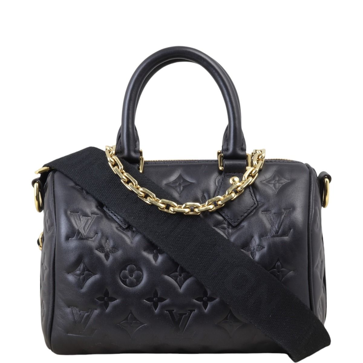 Lv speedy 25 black hot sale