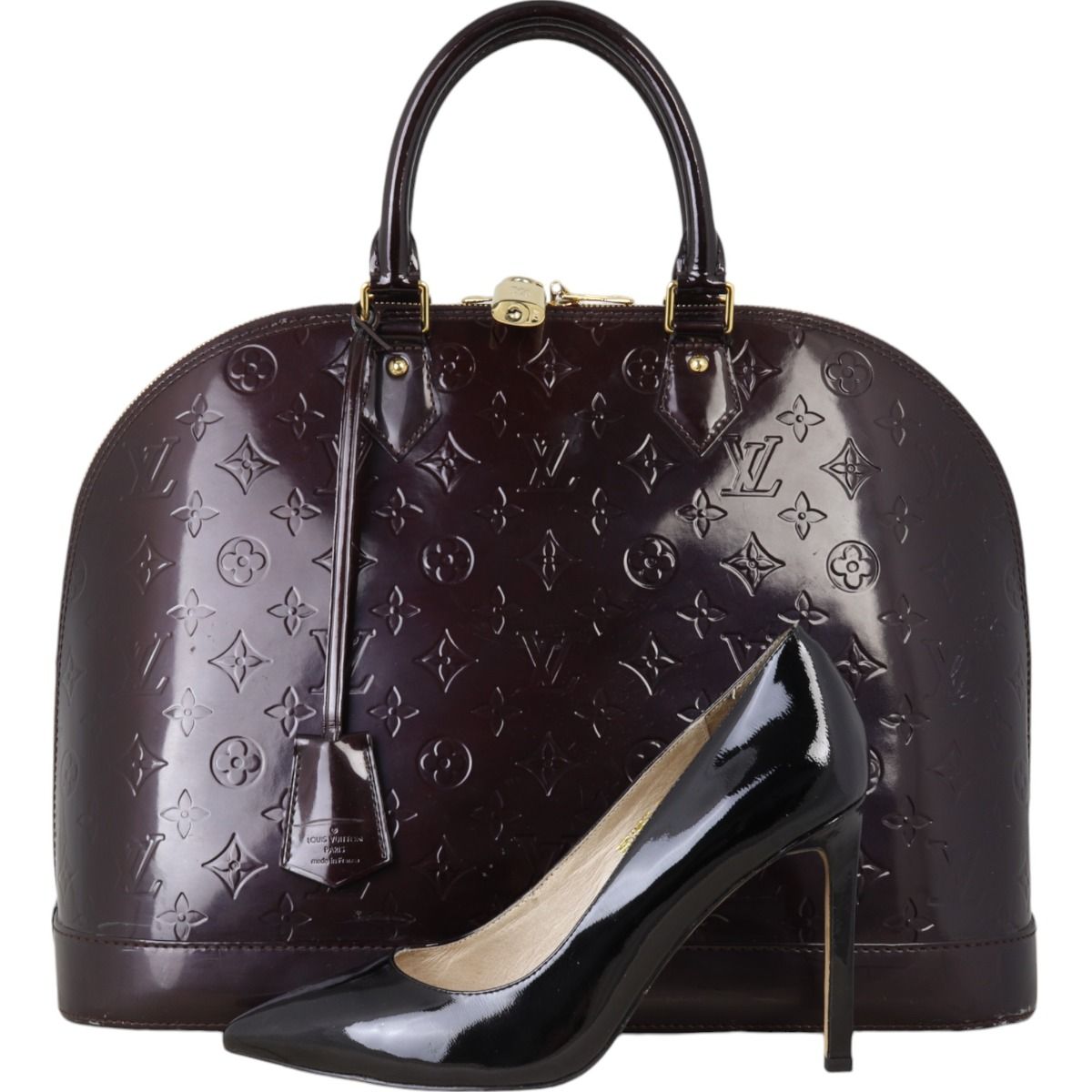Louis Vuitton Alma GM Monogram Vernis