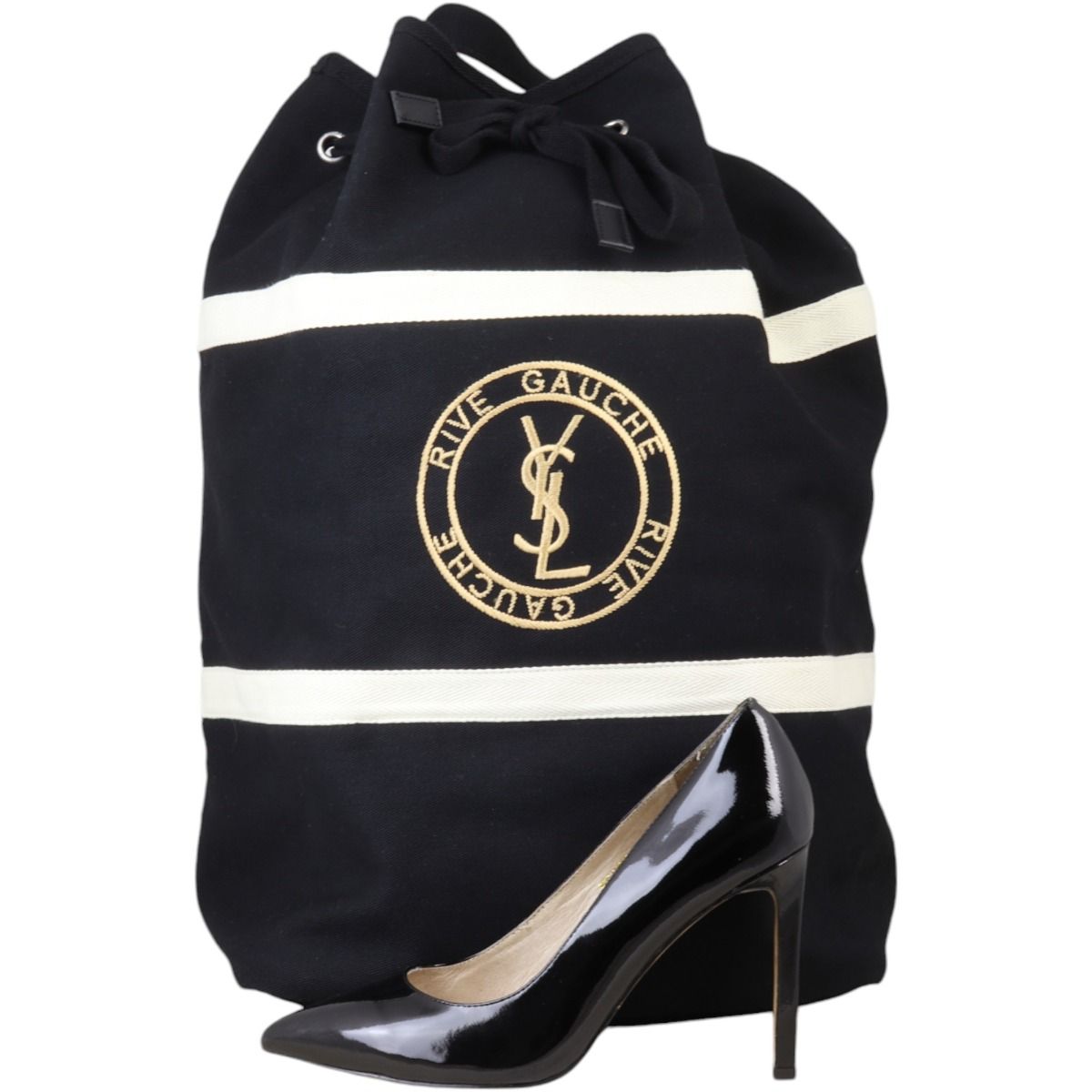 Saint laurent canvas bag sales