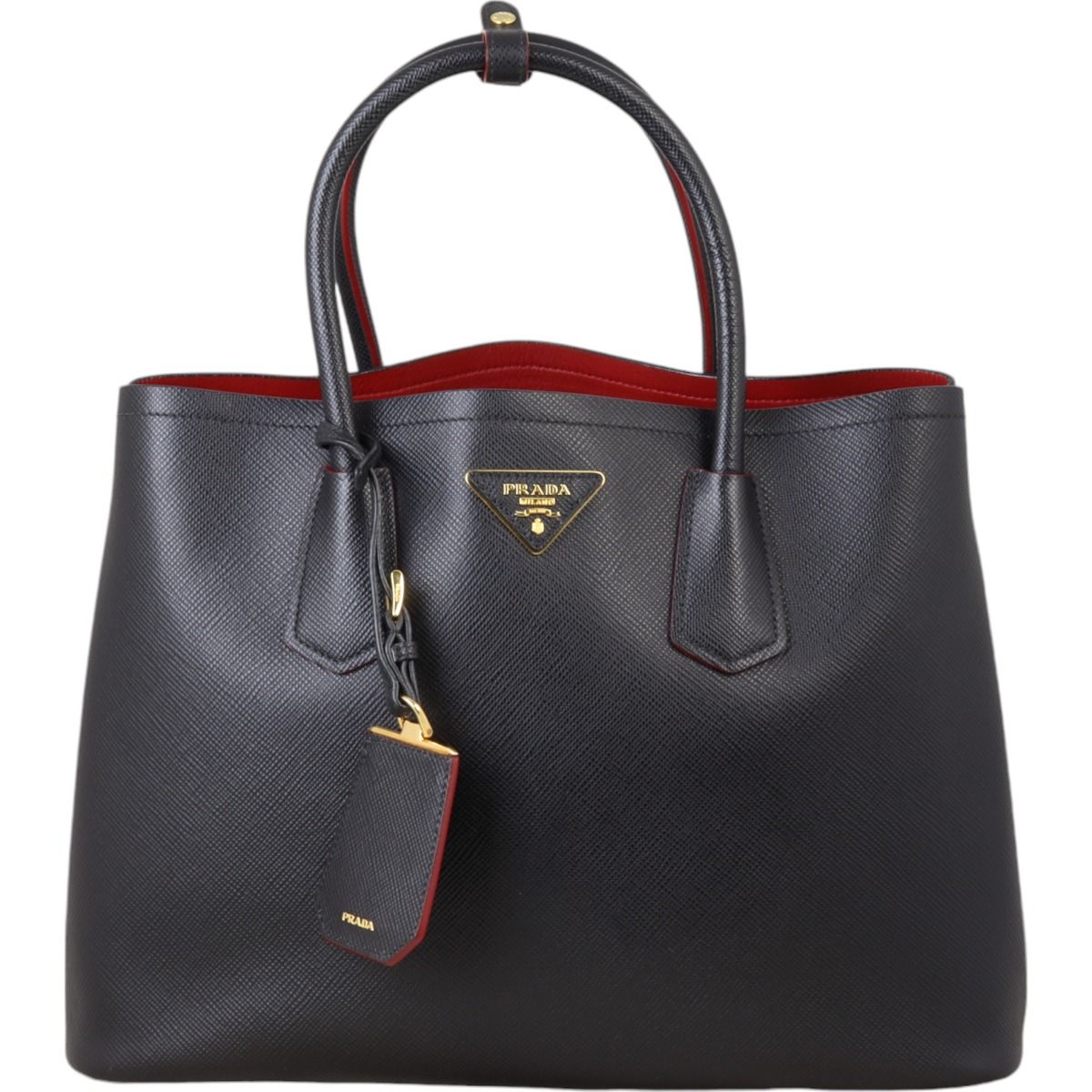 Prada Saffiano Cuir Double Bag Medium