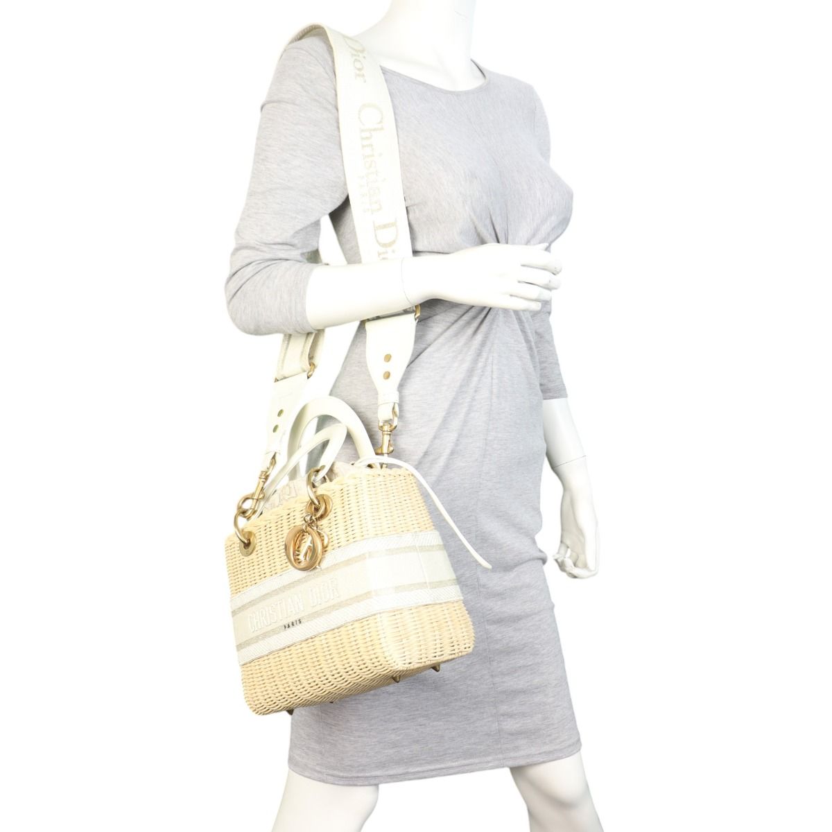 Dior Lady Dior Wicker Oblique Medium