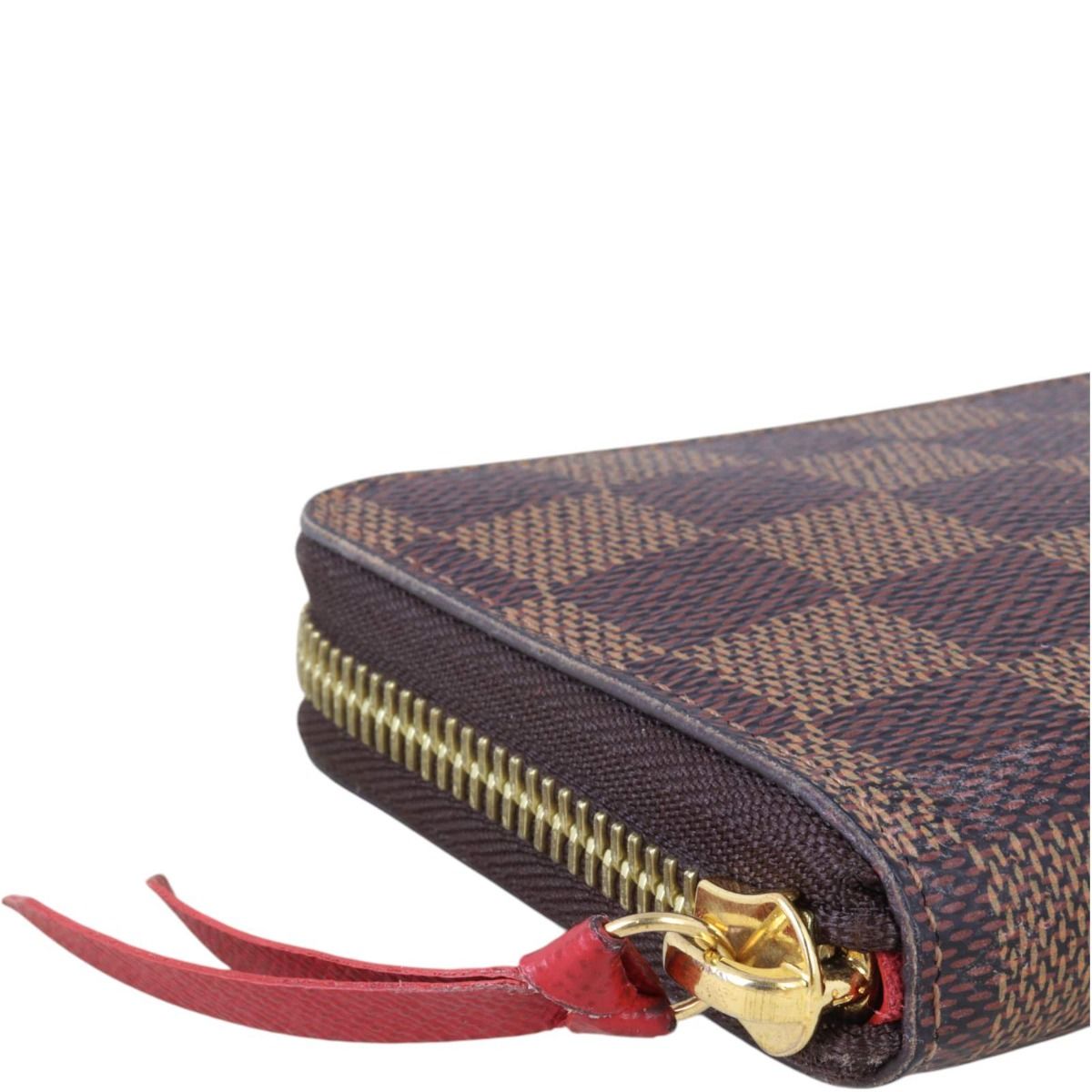 Louis Vuitton Clemence Wallet Damier Ebene Louis Vuitton Clemence Wallet Damier Ebene