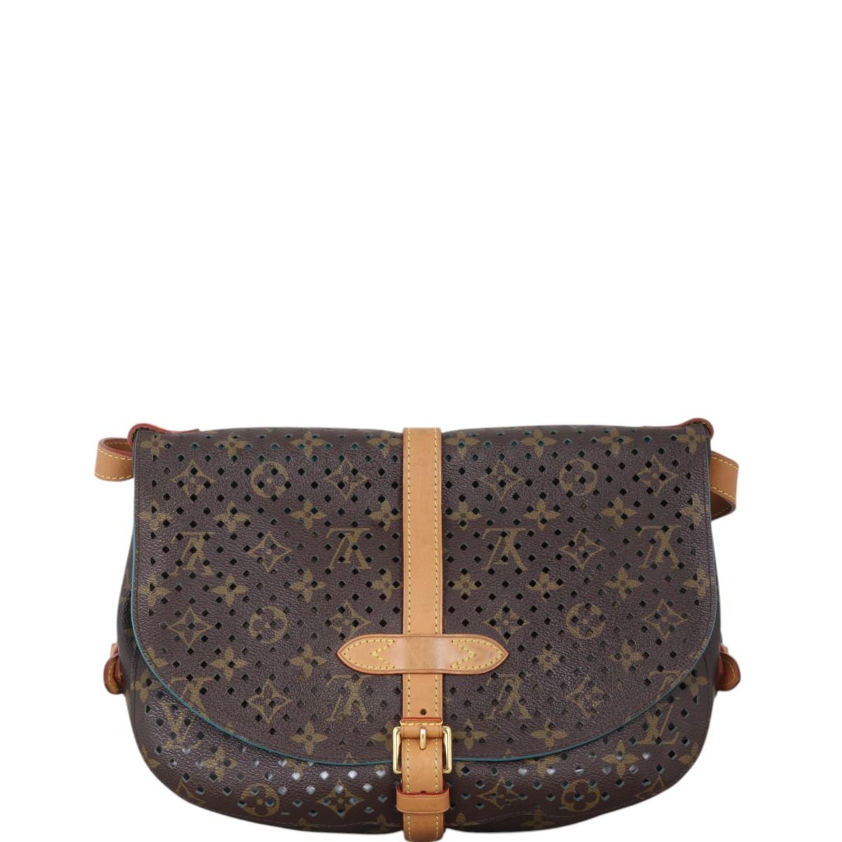 最高品質の Louis Vuitton Saumur 30 Perforated Monogram ショルダーバッグ