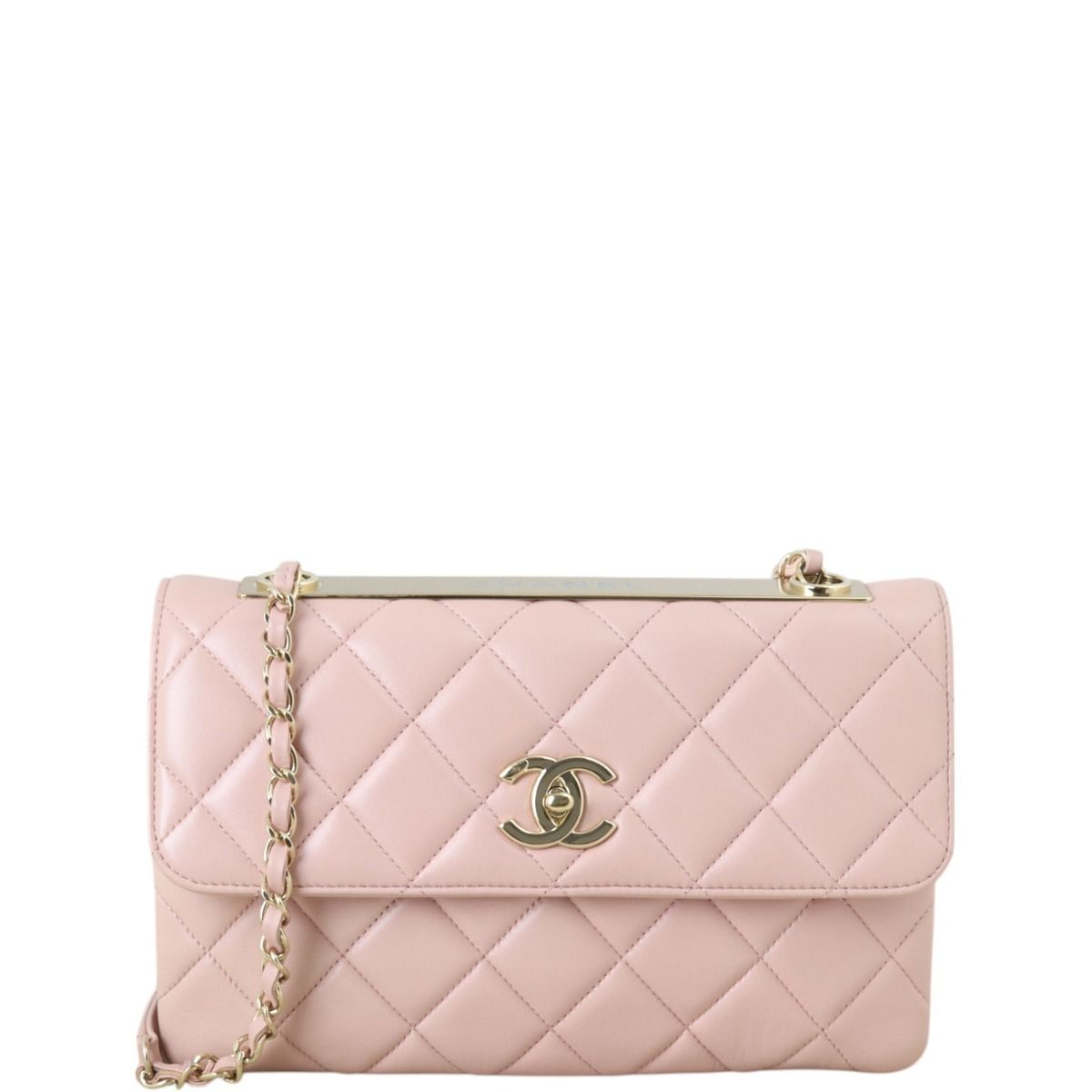 Chanel CC Trendy Pouch Crossbody (light pink)