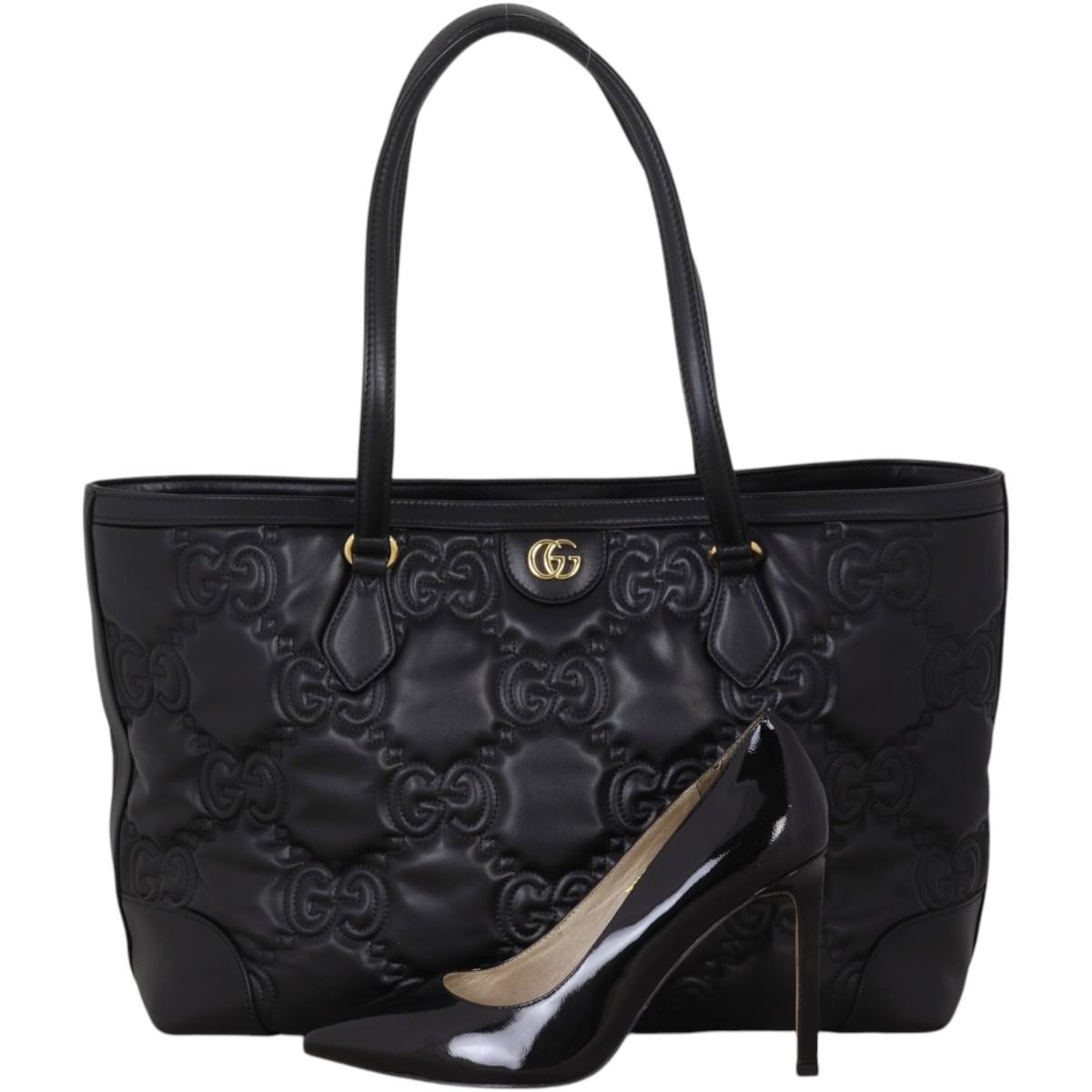 【GUCCI】GG MATELASSE MEDIUM TOTE BAG GUCCI Calfskin GG Matelasse Medium Ophidia Shopping Tote