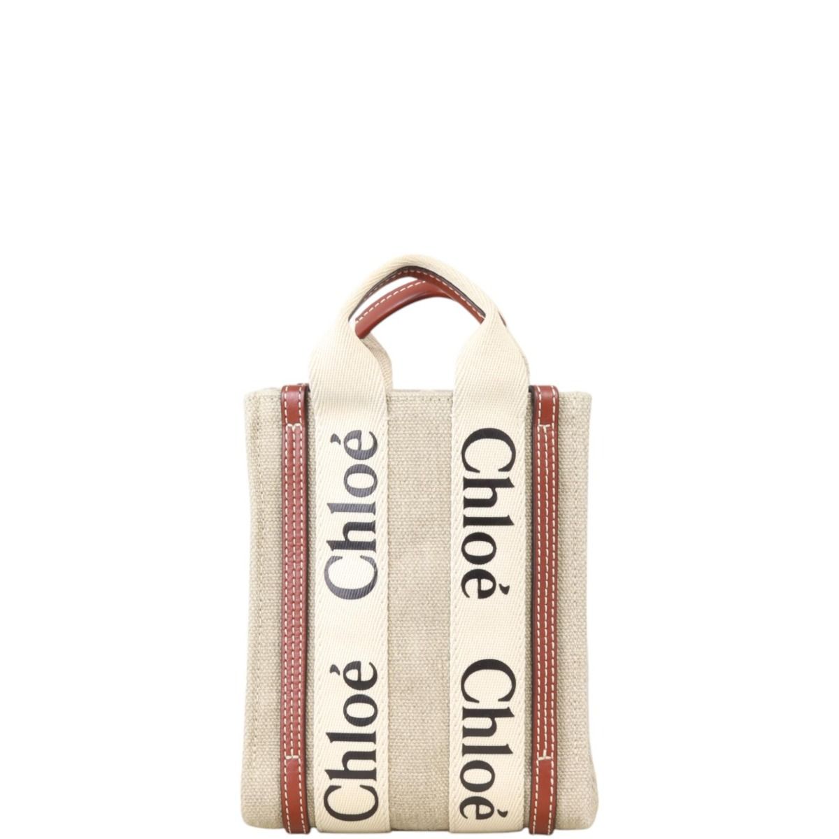 CHLOE レディース 2WAYバッグ WOODY MINI NORTH SOUTH TOTE BAG Chloe Mini Woody North South Tote Bag