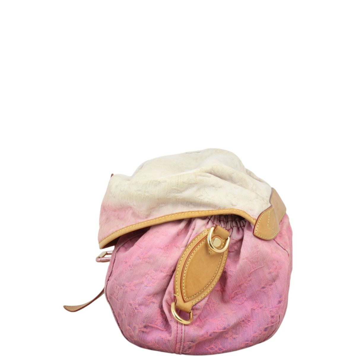 【希少】 LOUIS VUITTON Monogram Sunshine ハンドバッグ Womens Authentic Louis Vuitton Limited Edition Denim