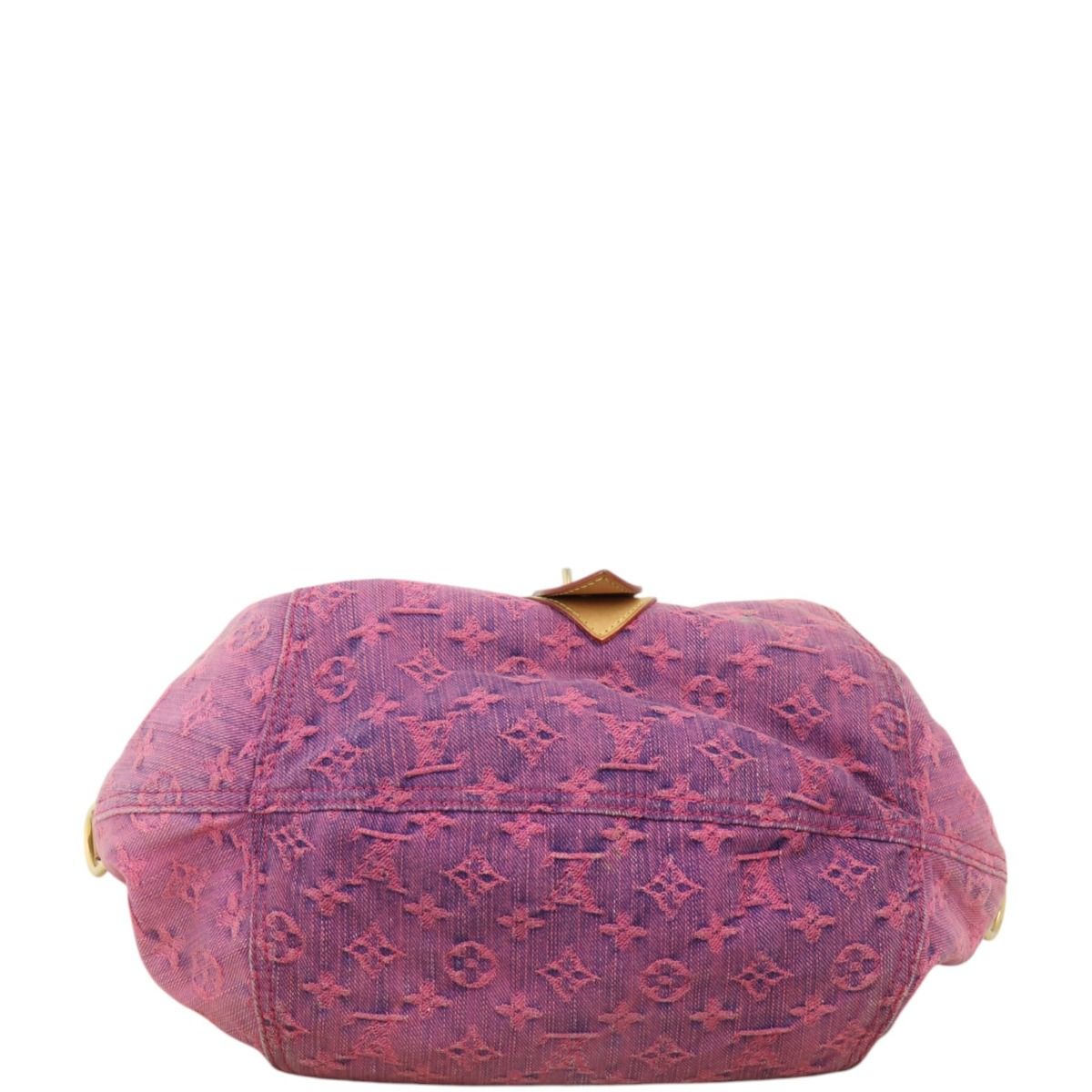 【希少】 LOUIS VUITTON Monogram Sunshine ハンドバッグ Womens Authentic Louis Vuitton Limited Edition Denim
