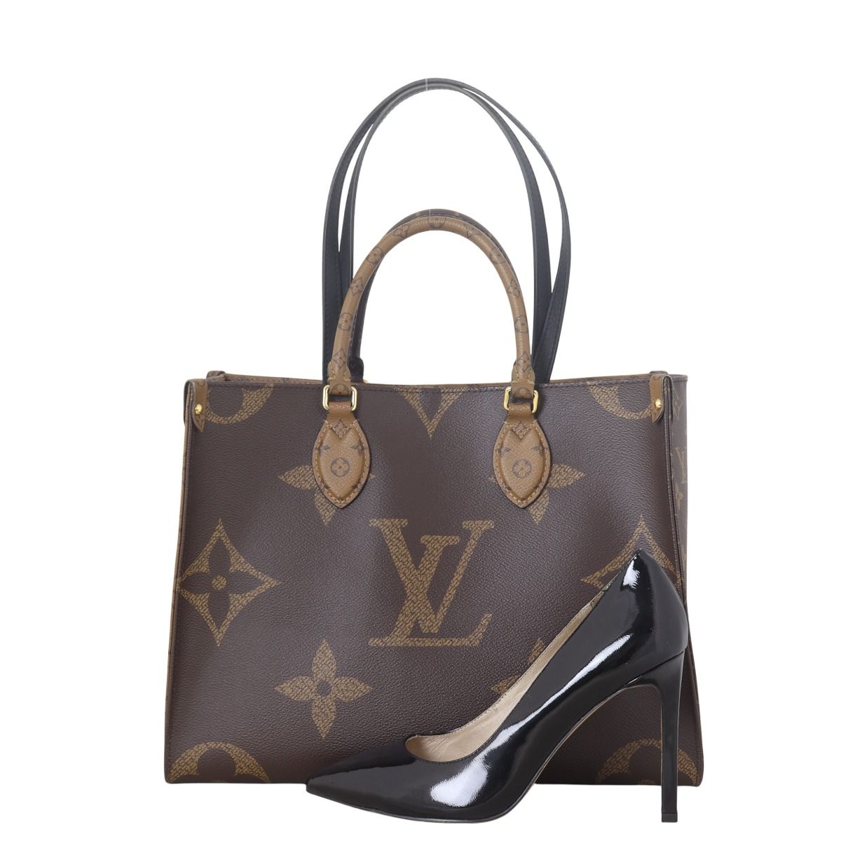 たくさん入る♪【LOUIS VUITTON】Onthego Giant Reverse MM LOUIS VUITTON Reverse Monogram Giant Onthego MM 1675571