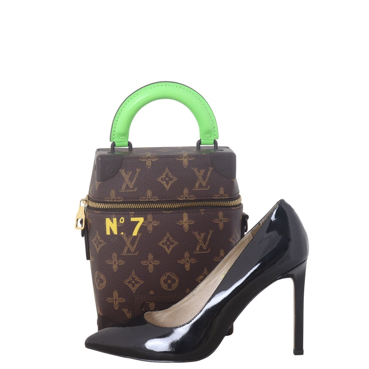 Louis Vuitton No.7 Trunk L'oeil Vintage Vertical Box Trunk