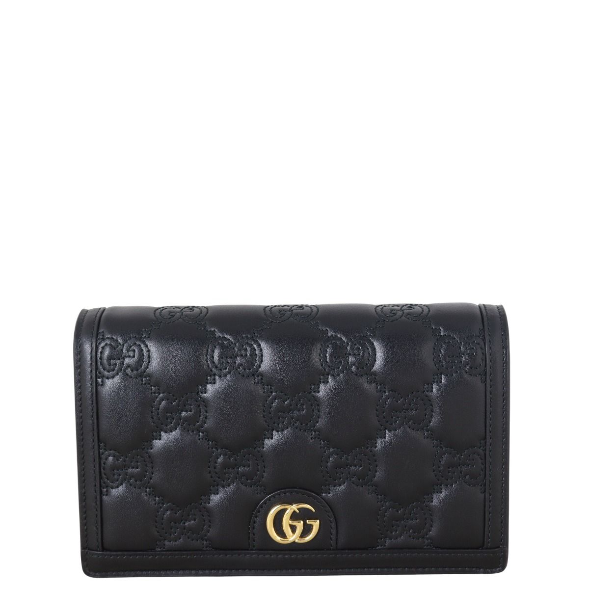 GUCCI＊GG MATELASSE CHAIN WALLET チェーンウォレット＊送料込 GGマーモント〕チェーンウォレットブラック レザー | GUCCI公式