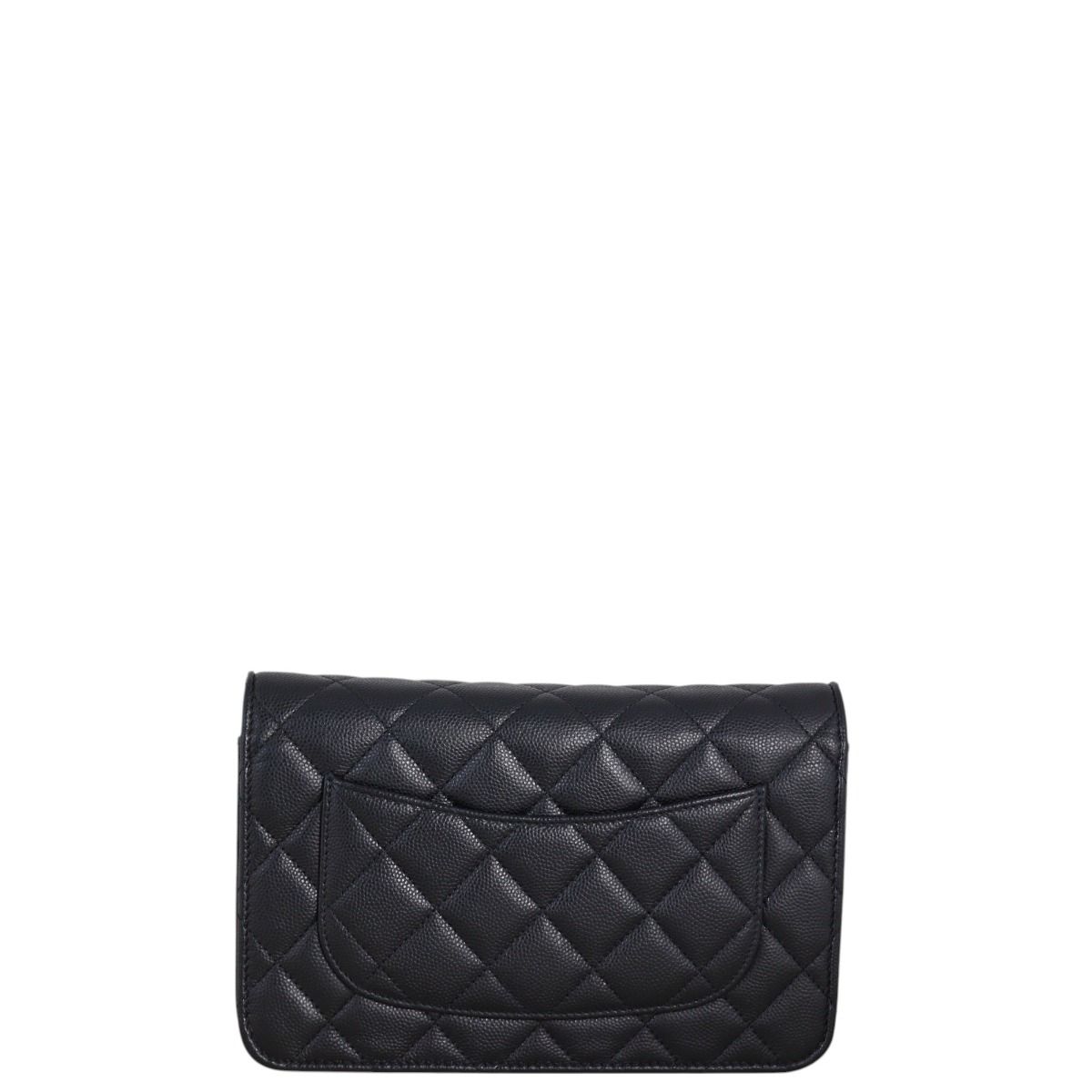 ラグジュアリー♪【CHANEL】25SS CLASSIC WALLET ON CHAIN Classic wallet on chain - Lambskin & silver-tone metal