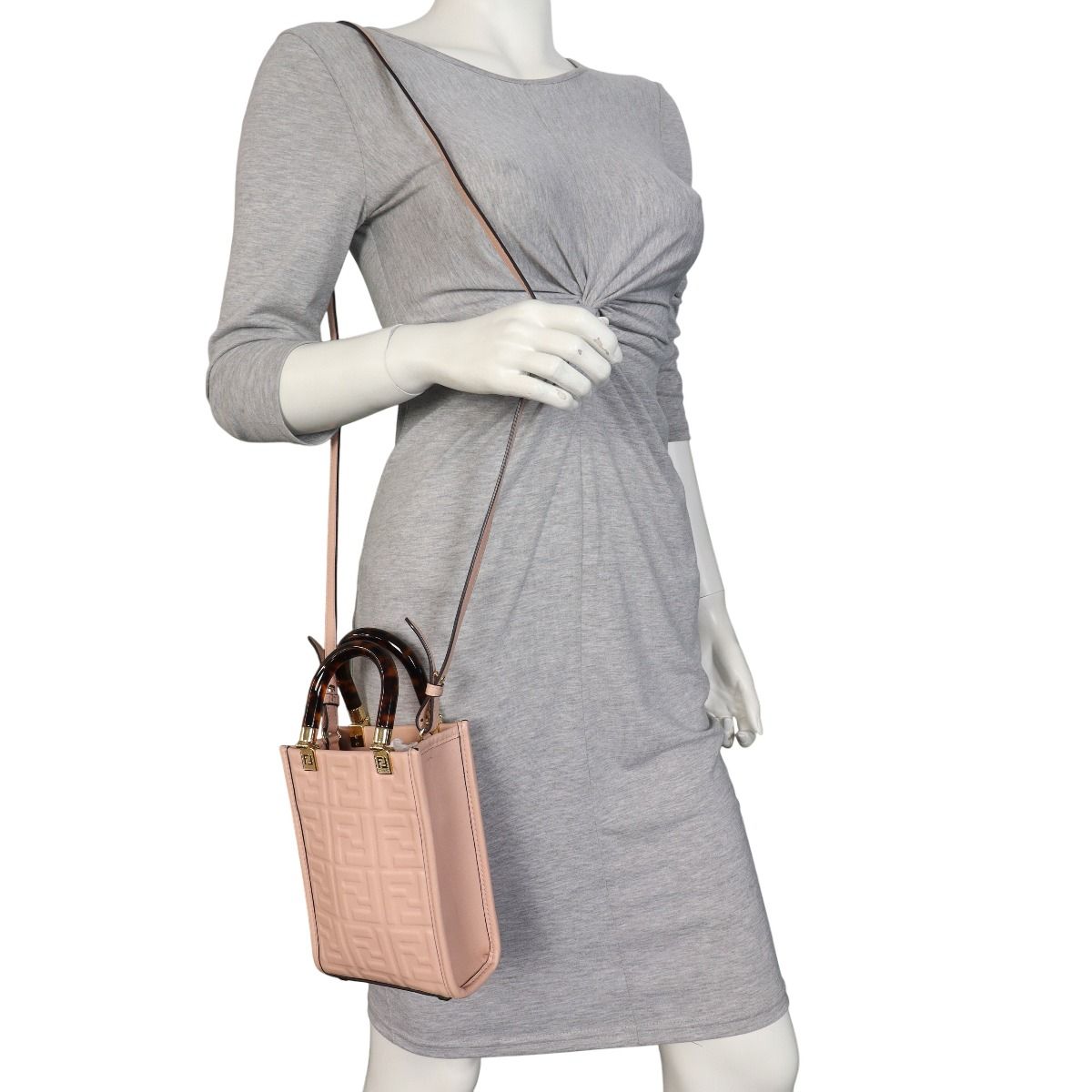 【新品】フェンディ　FENDI MINI SUNSHINE SHOPPER Fendi Mini Sunshine Shopper Tote | Unboxing & What Fits