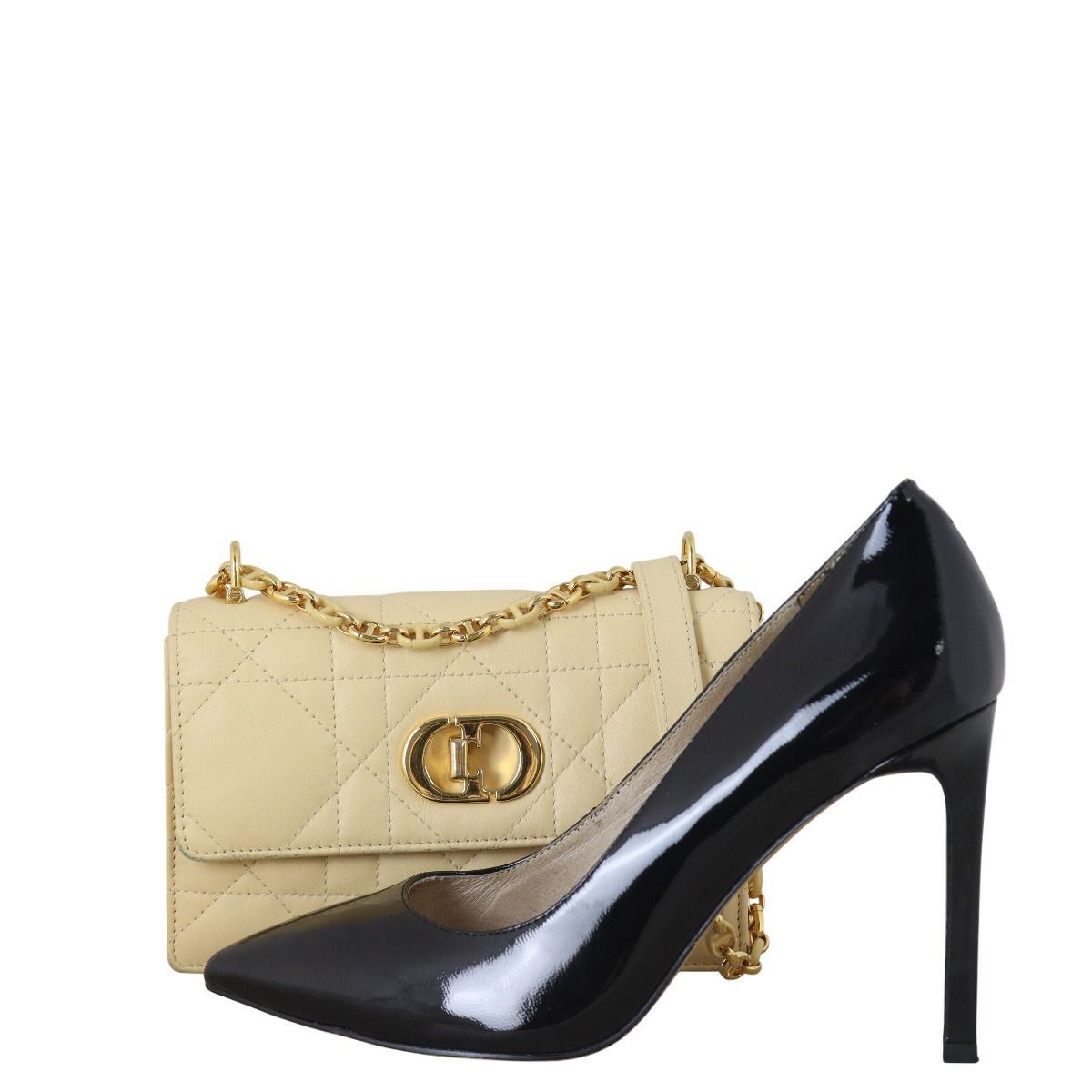 【直営・関税送料込】Miss Caro mini bag D Miss Caro Mini Bag Black Macrocannage Lambskin | DIOR