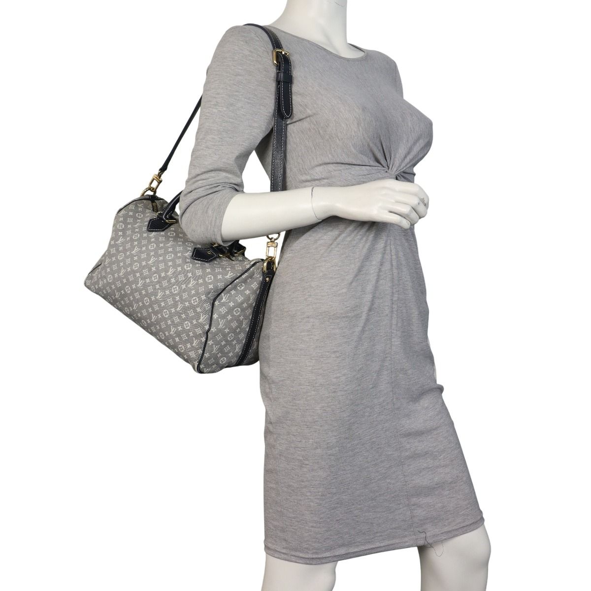 【希少】LOUIS VUITTON Monogram Mini Lin Speedy Bandouliere30 Louis Vuitton Speedy Bandouliere Mini Lin Duffle 30 Brown