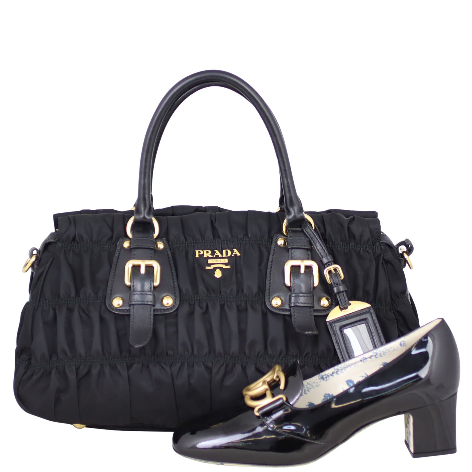 Prada Tessuto Gaufre Tote