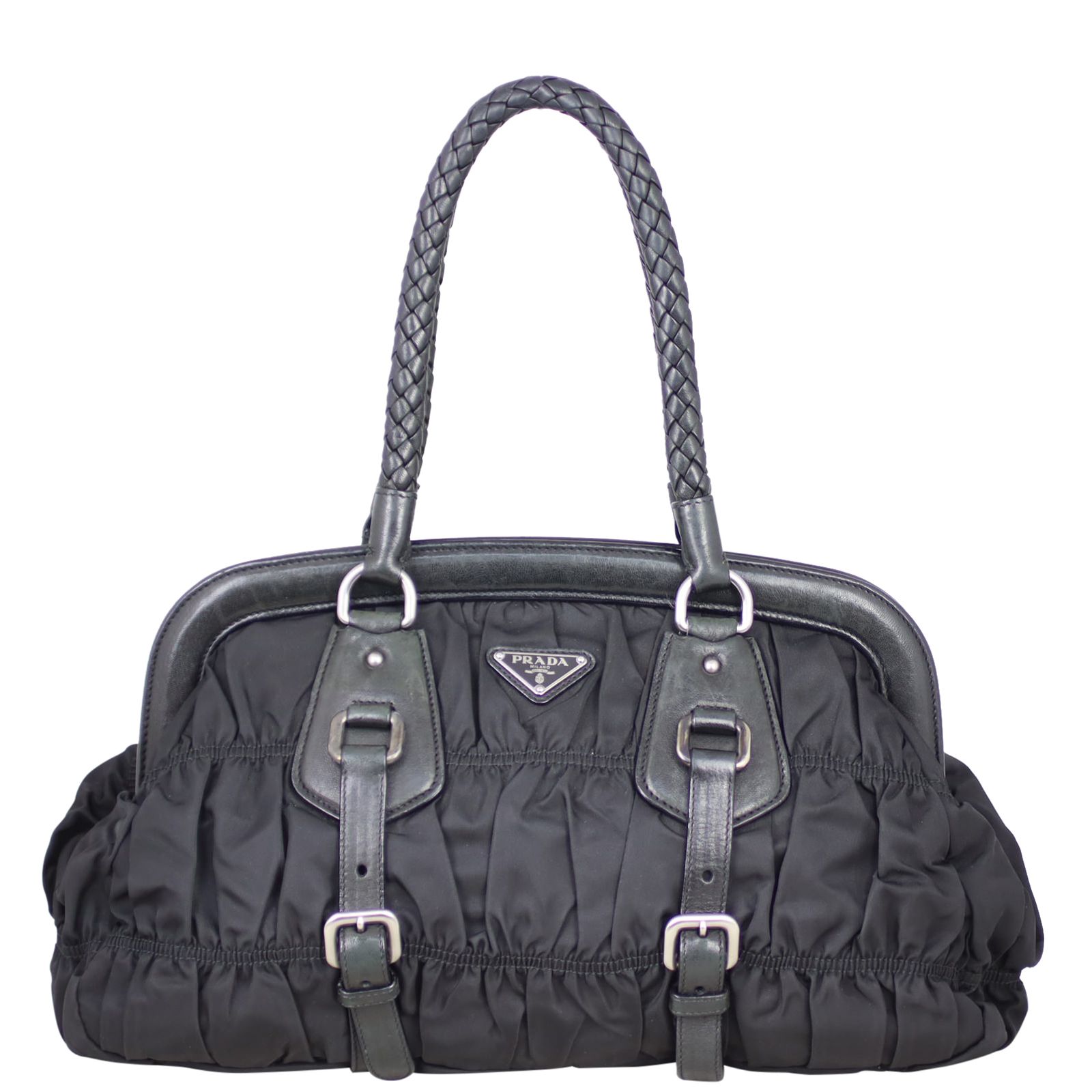 Prada gaufre tessuto bag online