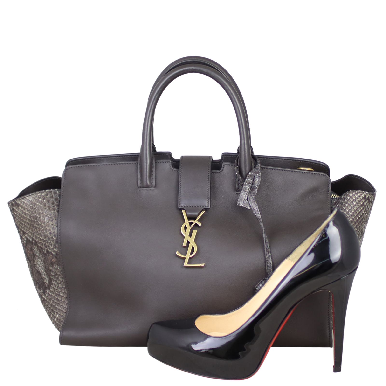 Saint Laurent Downtown Cabas Small grey