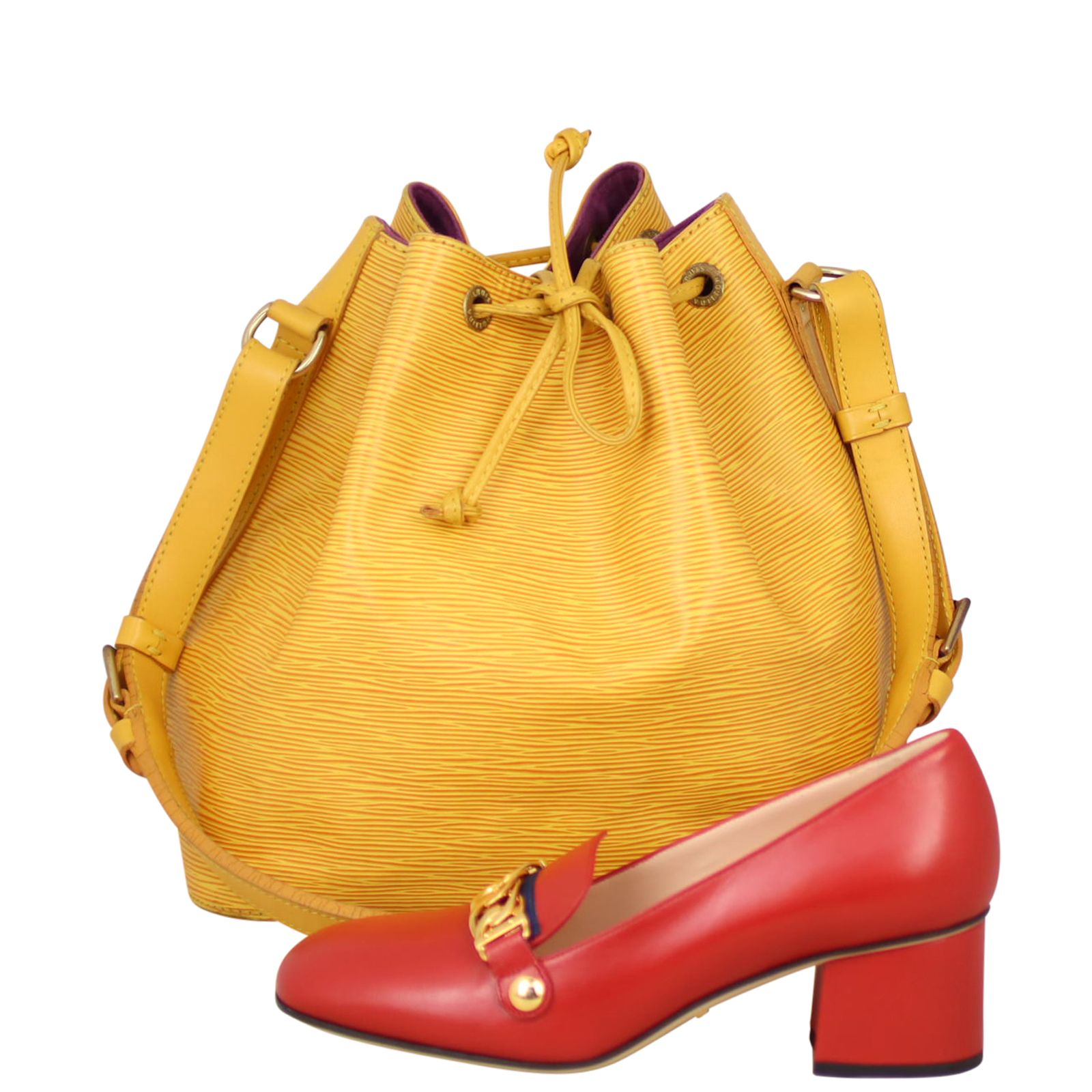 Louis vuitton epi noe yellow clearance