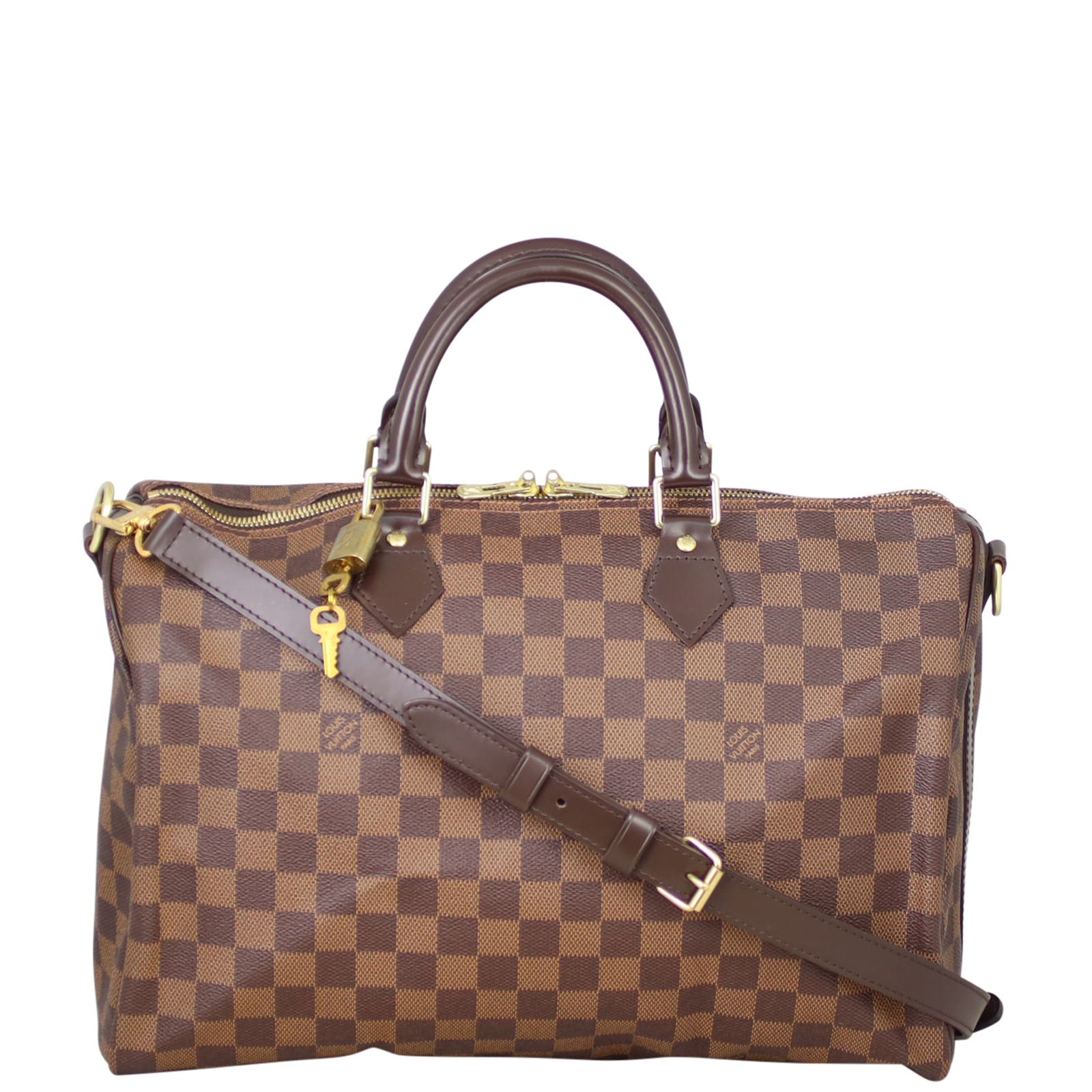 Louis Vuitton Speedy 35 Bandouliere Damier Ebene