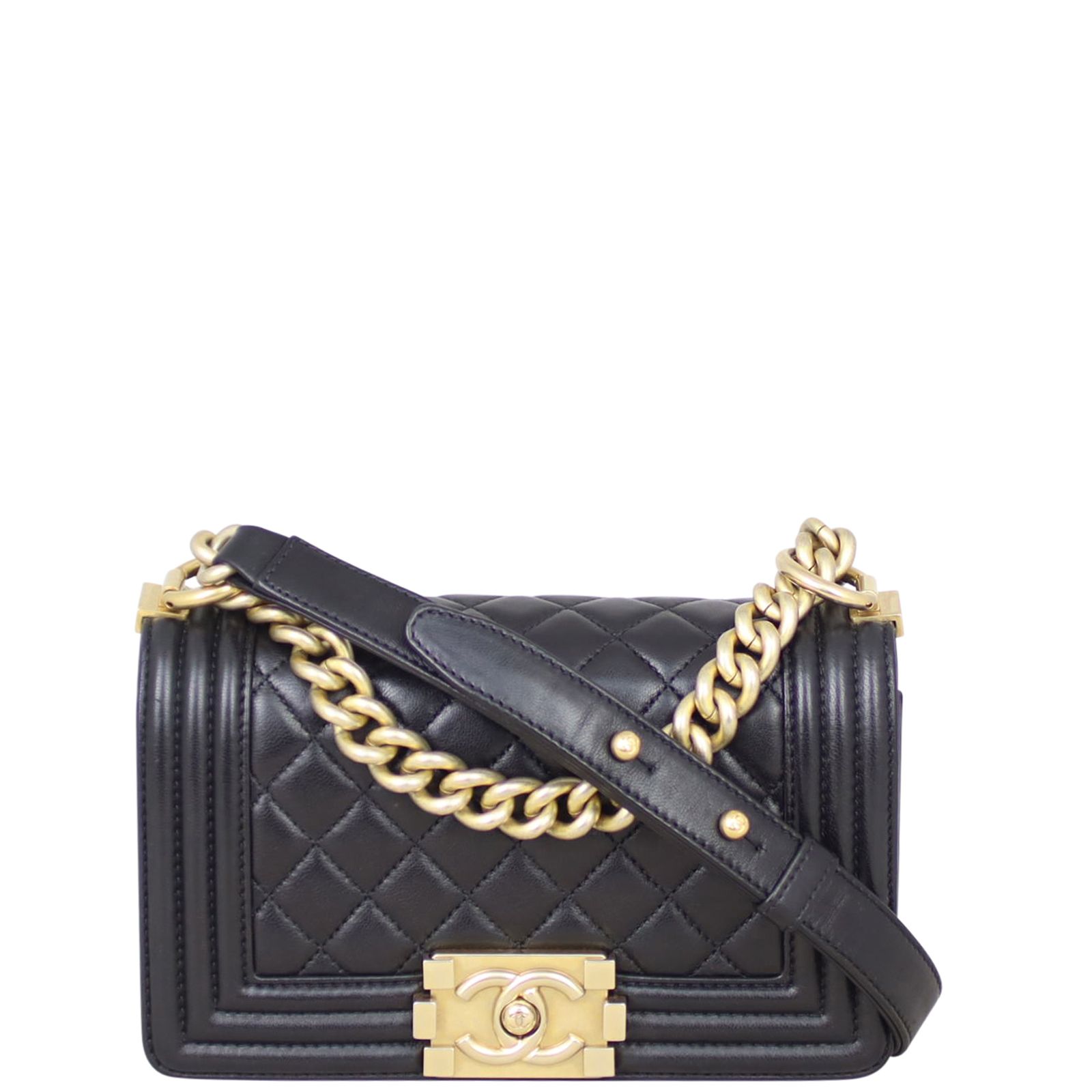 Chanel boy bag lambskin sale