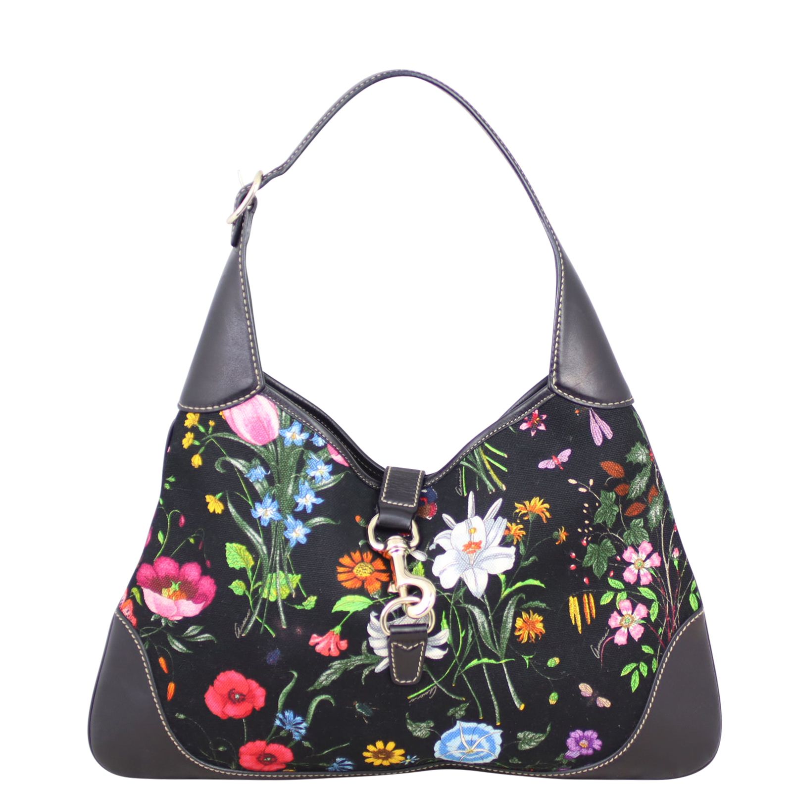 Gucci Jackie Flora O Bouvier Hobo