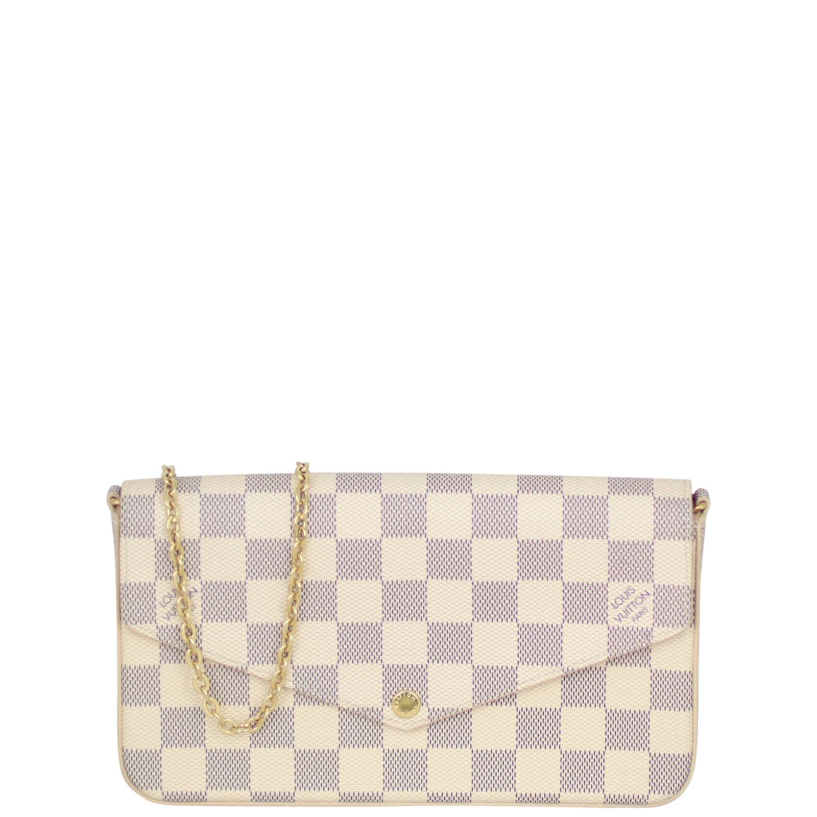 Pochette louis vuitton damier azur online