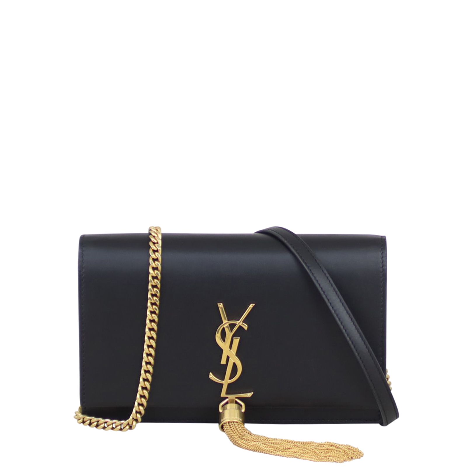 Saint Laurent Kate Tassel Chain Wallet