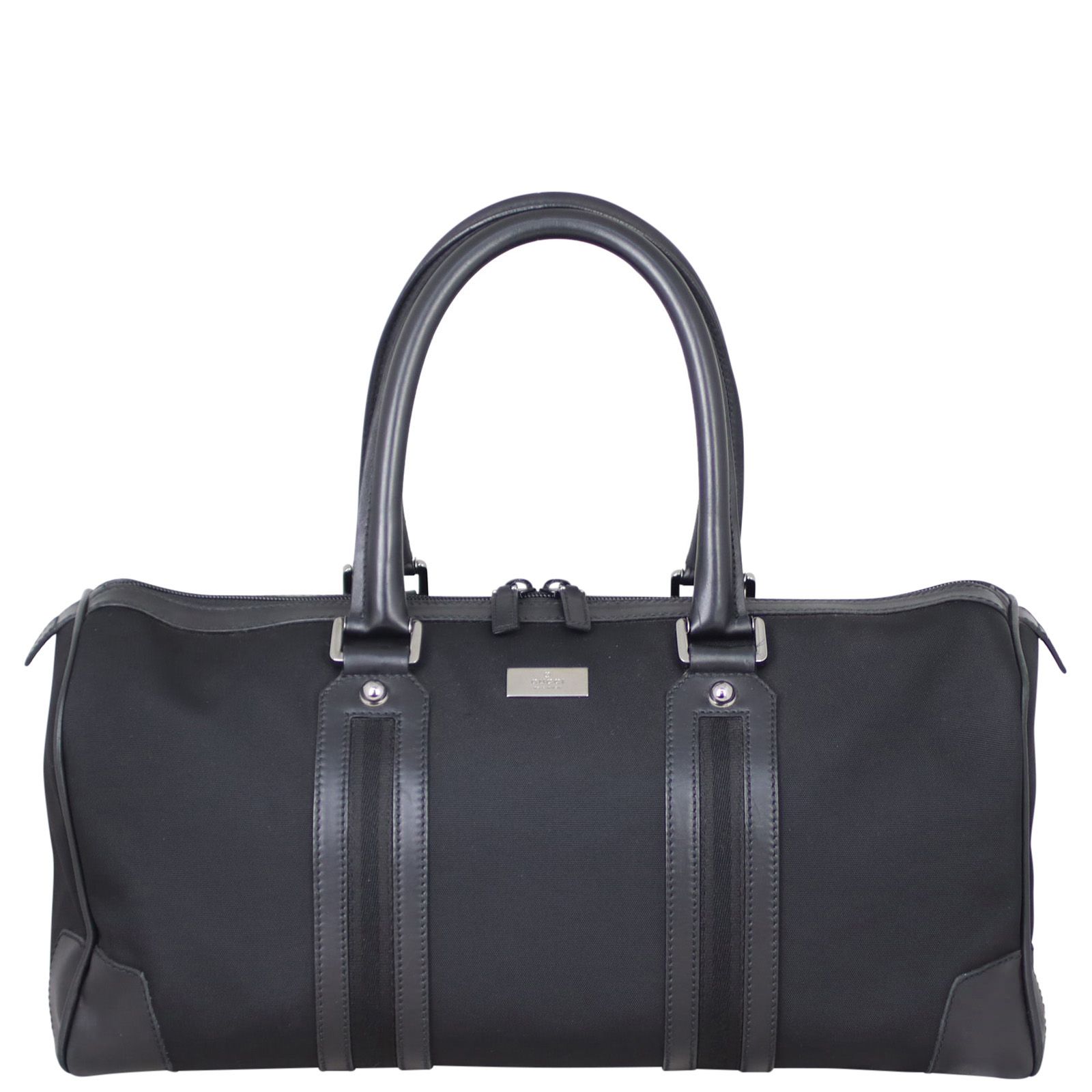 Gucci woven bag deals