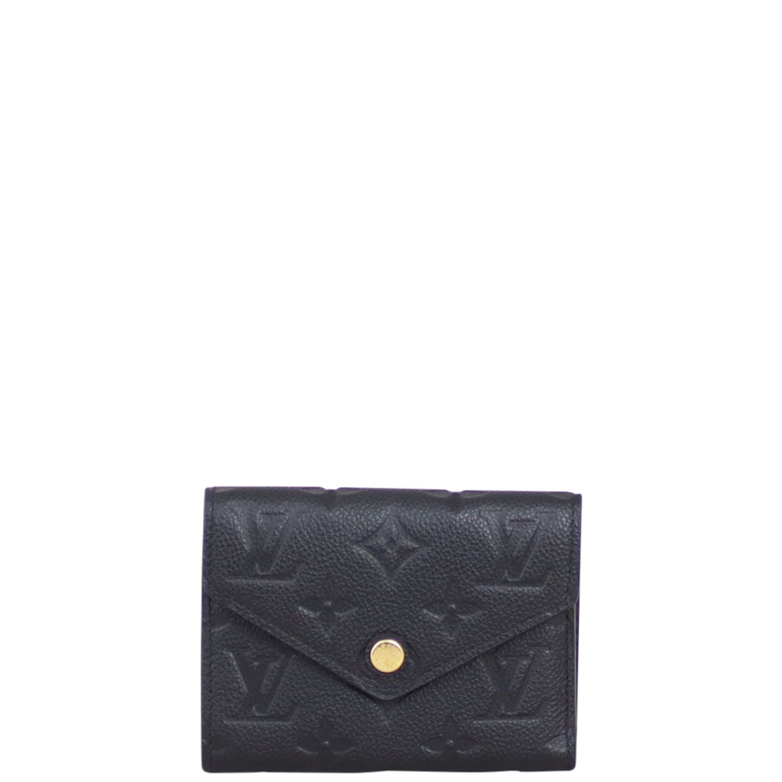 小物 Louis Vuitton Victorine Wallet Noir Louis Vuitton Victorine Wallet Black in Monogram Empreinte
