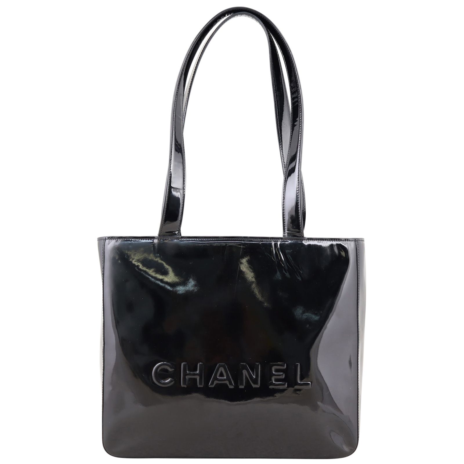 Chanel vinyl tote bag shop