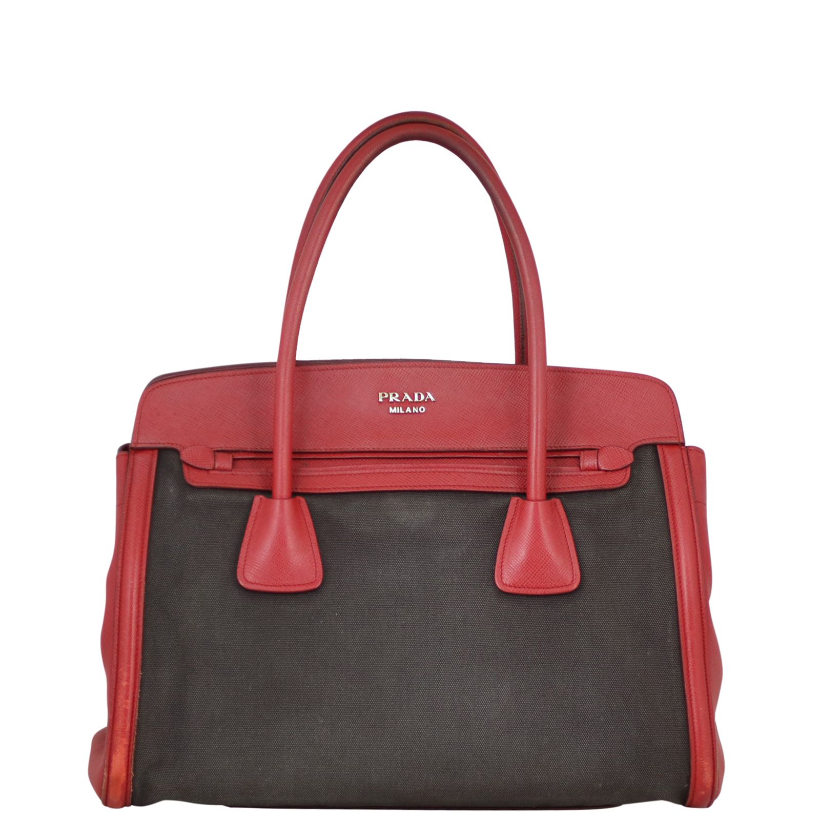 Prada saffiano top handle bag hotsell