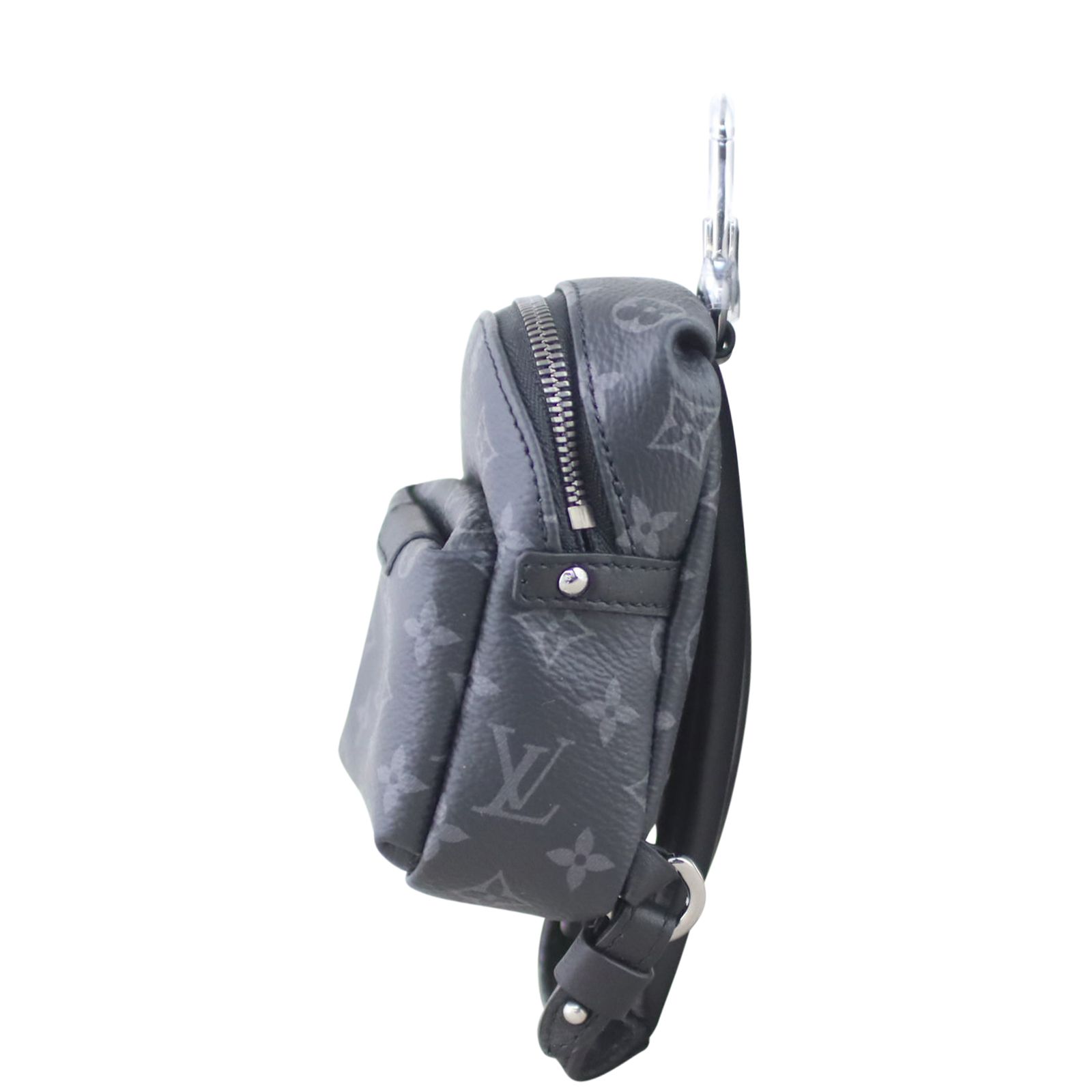 Louis Vuitton Backpack Bag Charm Monogram Eclipse