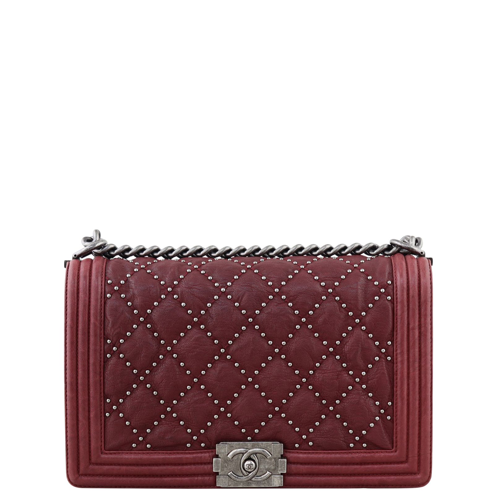 Chanel Boy New Medium Studded 21 Series