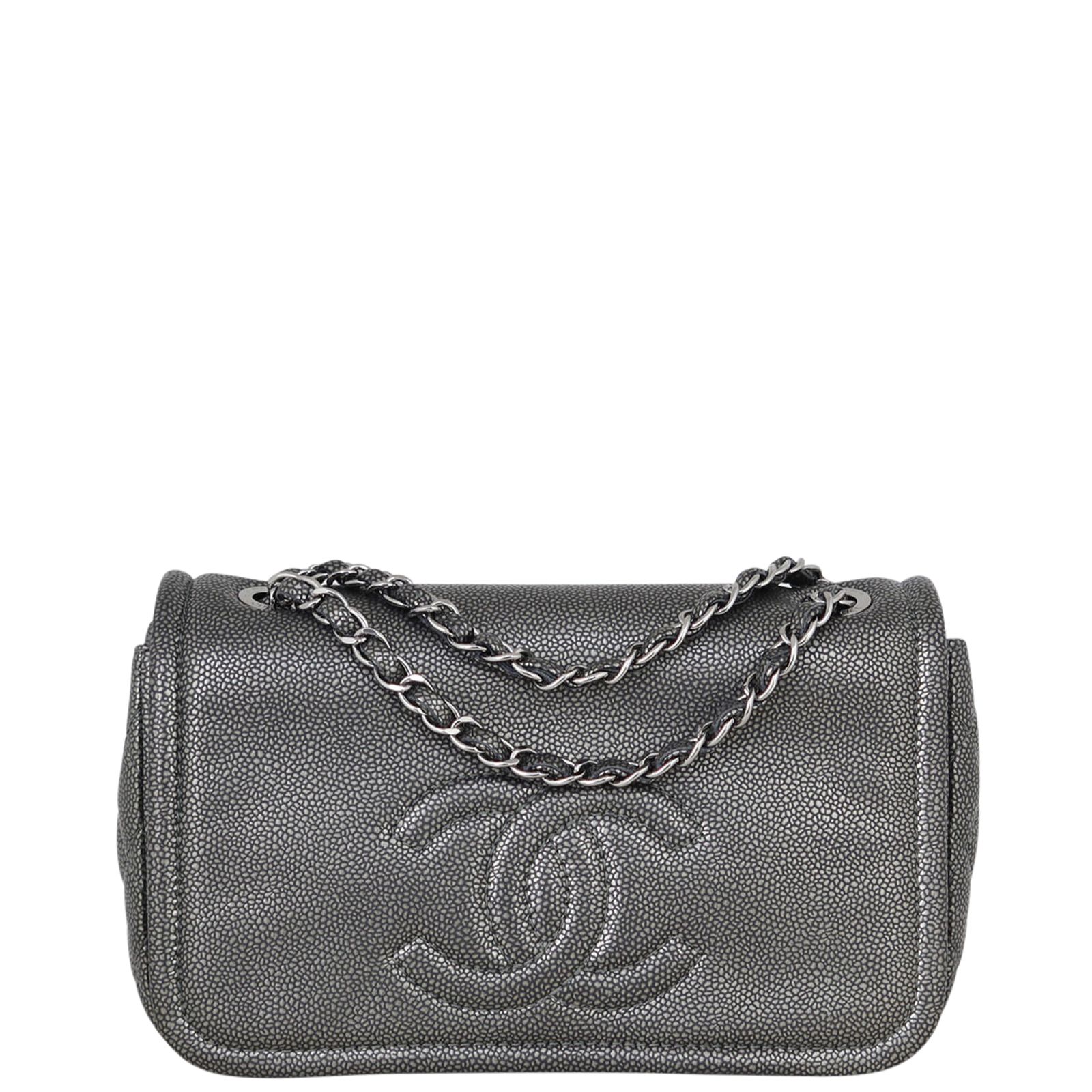 Chanel CC Timeless Flap Bag Grey