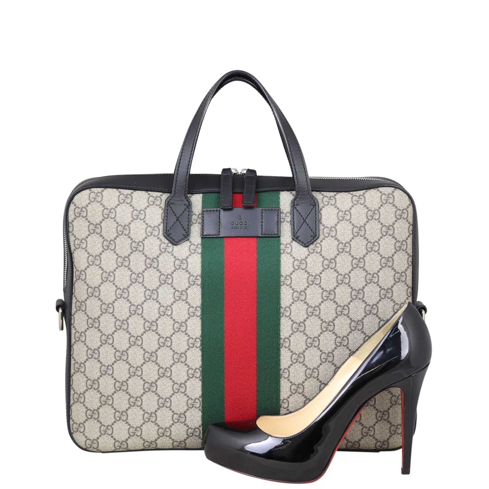 Gucci GG Supreme Web Briefcase