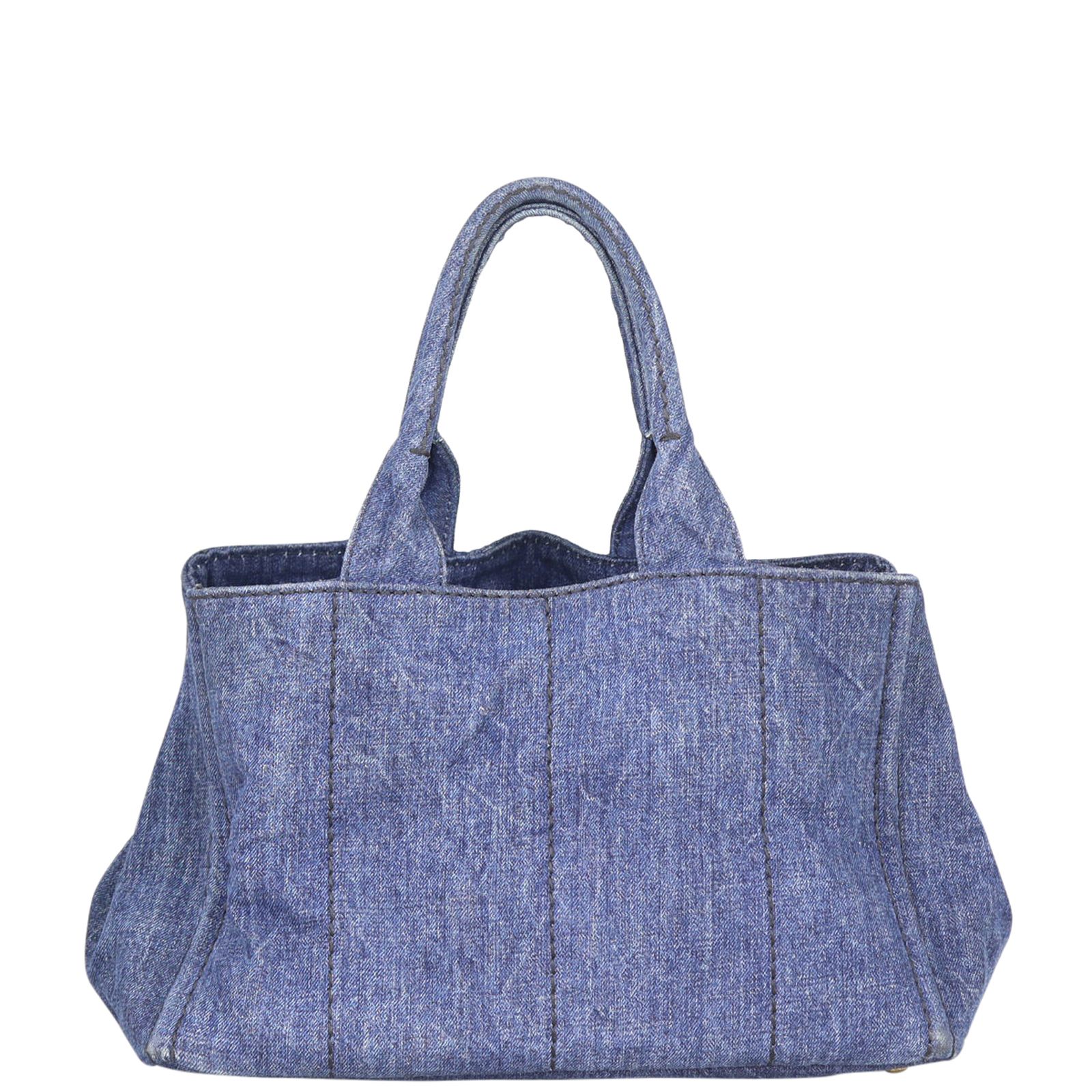 Prada denim tote bag sale