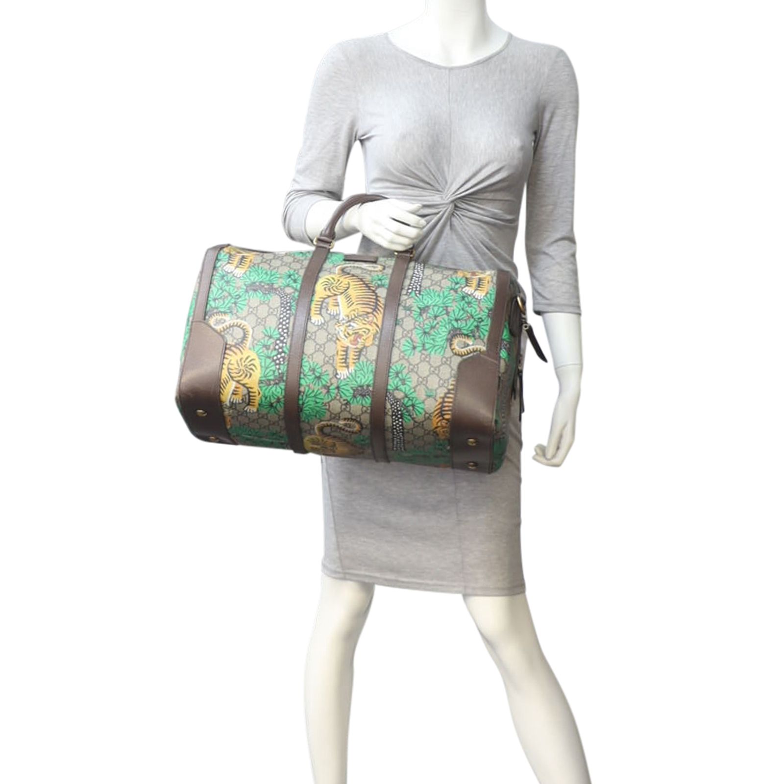 Gucci GG Supreme Bengal Tiger Duffle Bag