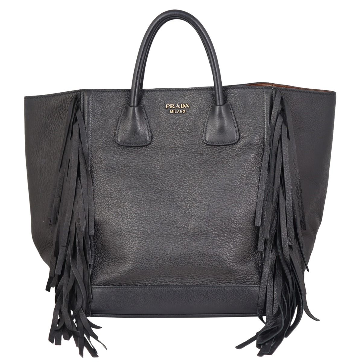 Prada Cervo Fringe Tote