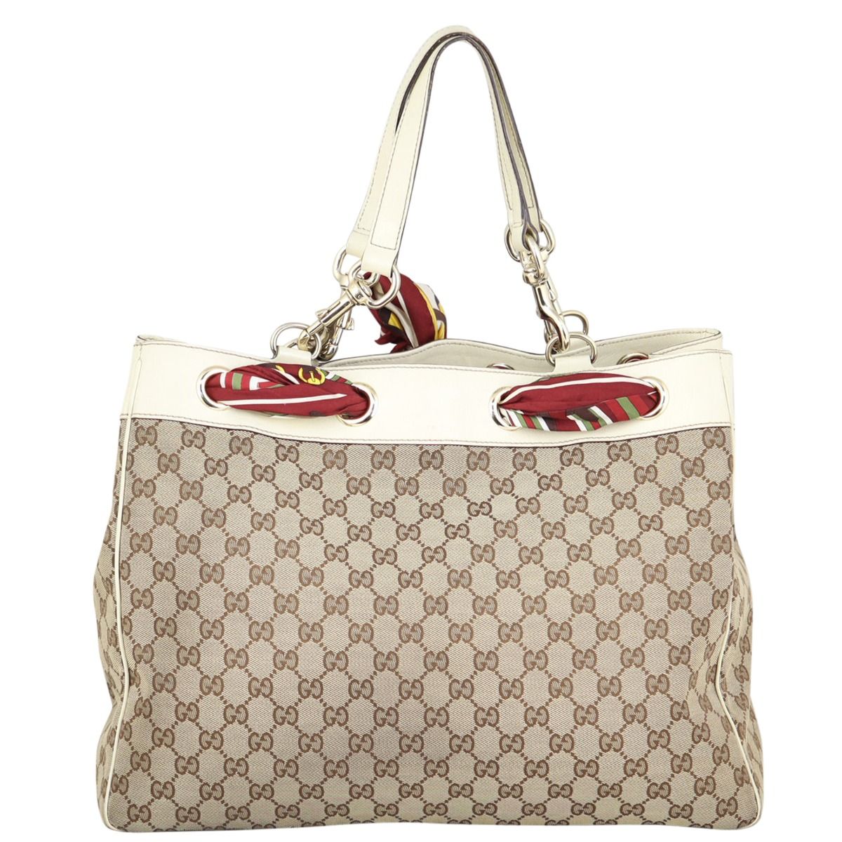 Gucci GG Canvas Positano Scarf Tote
